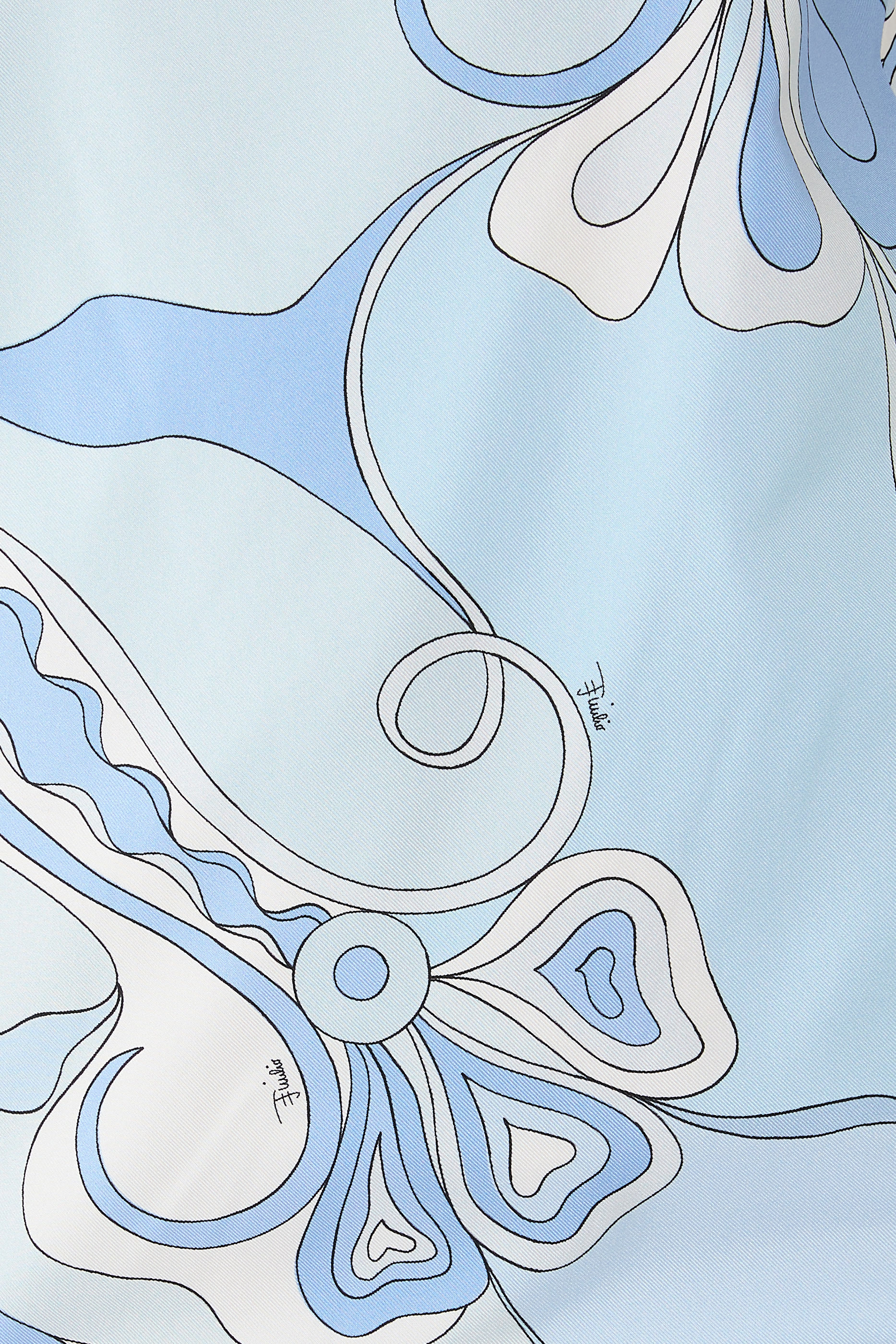 Orchidee Print Silk Dress