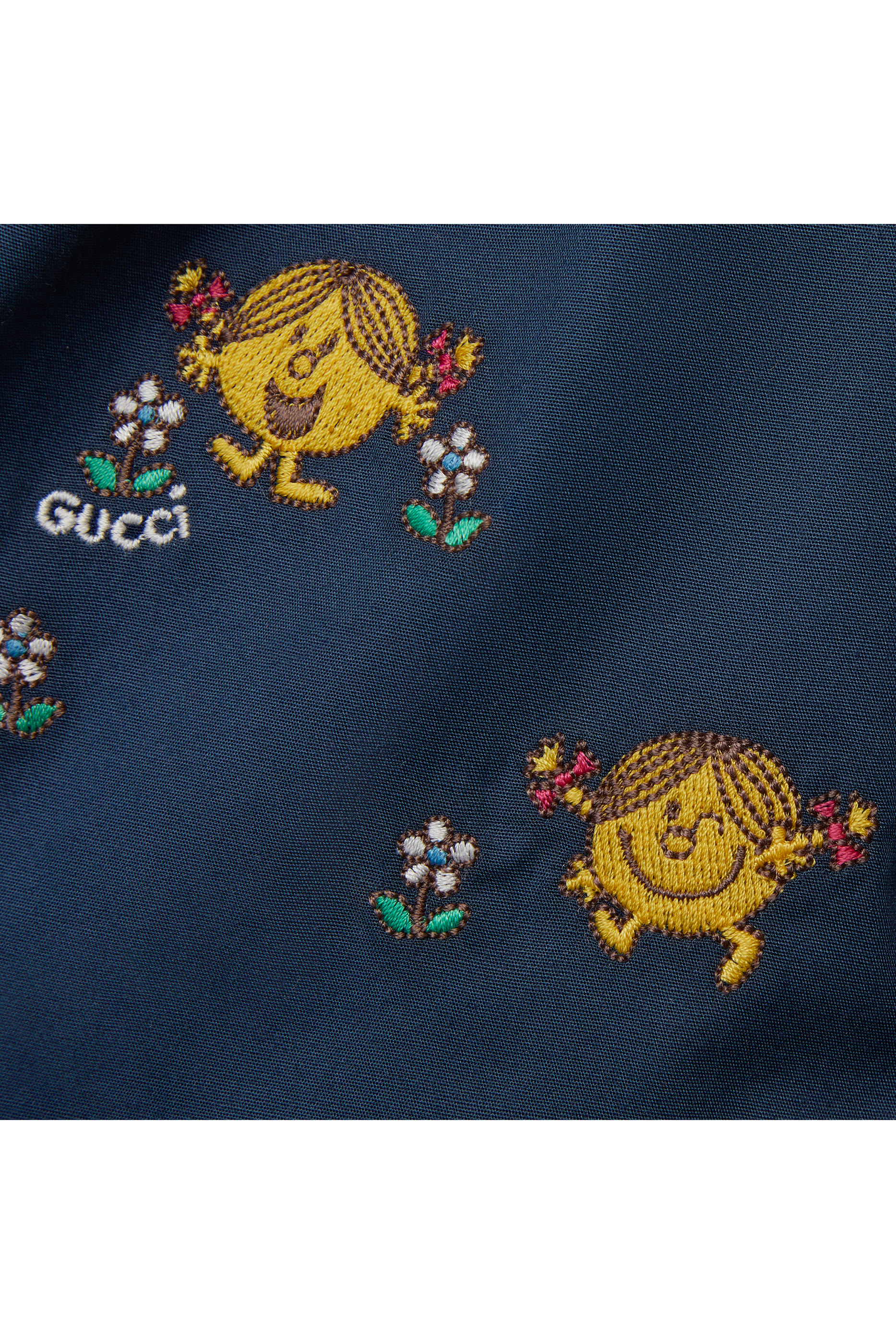 Kids Characters Embroidery Dress