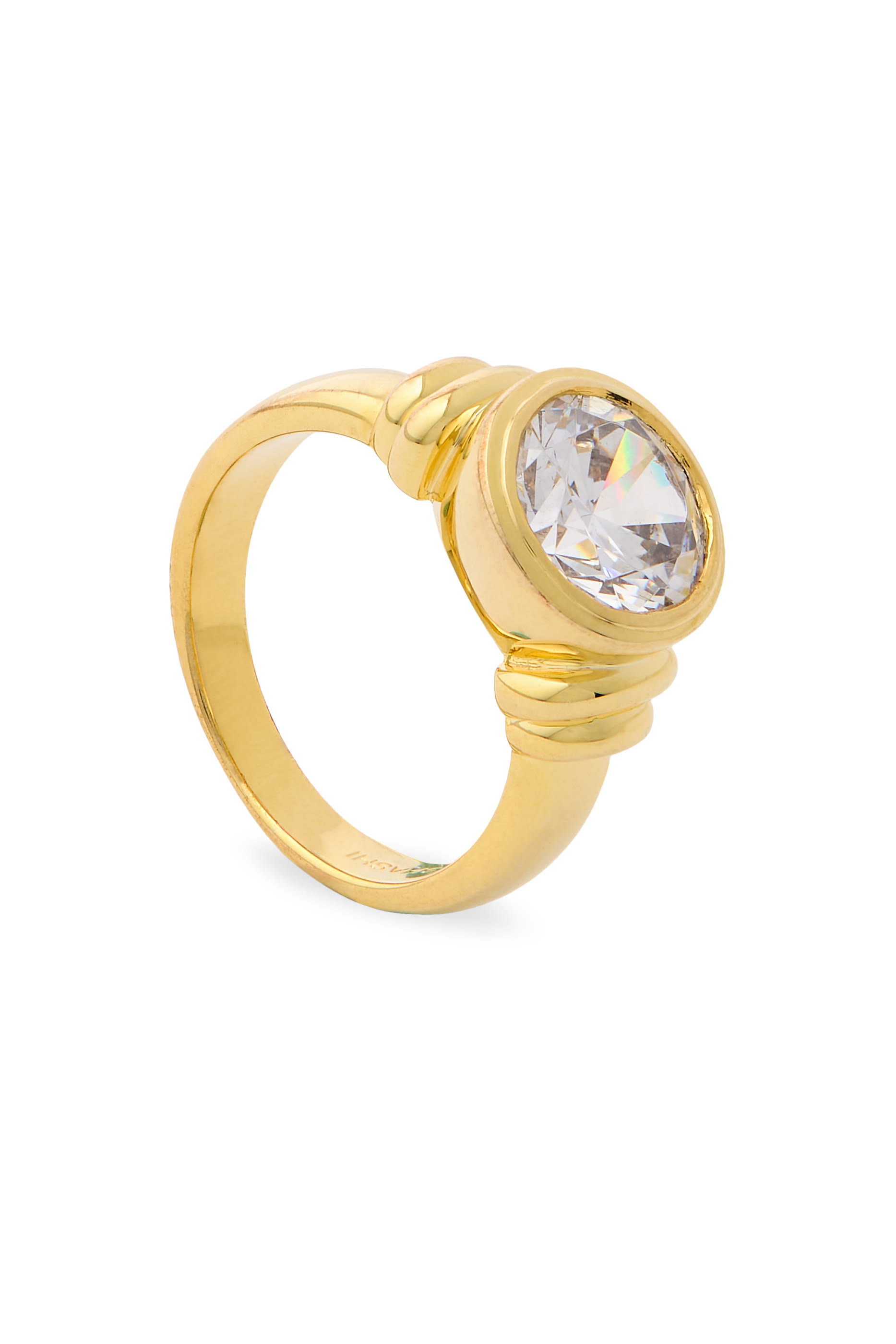 Diamond Pinky Ring