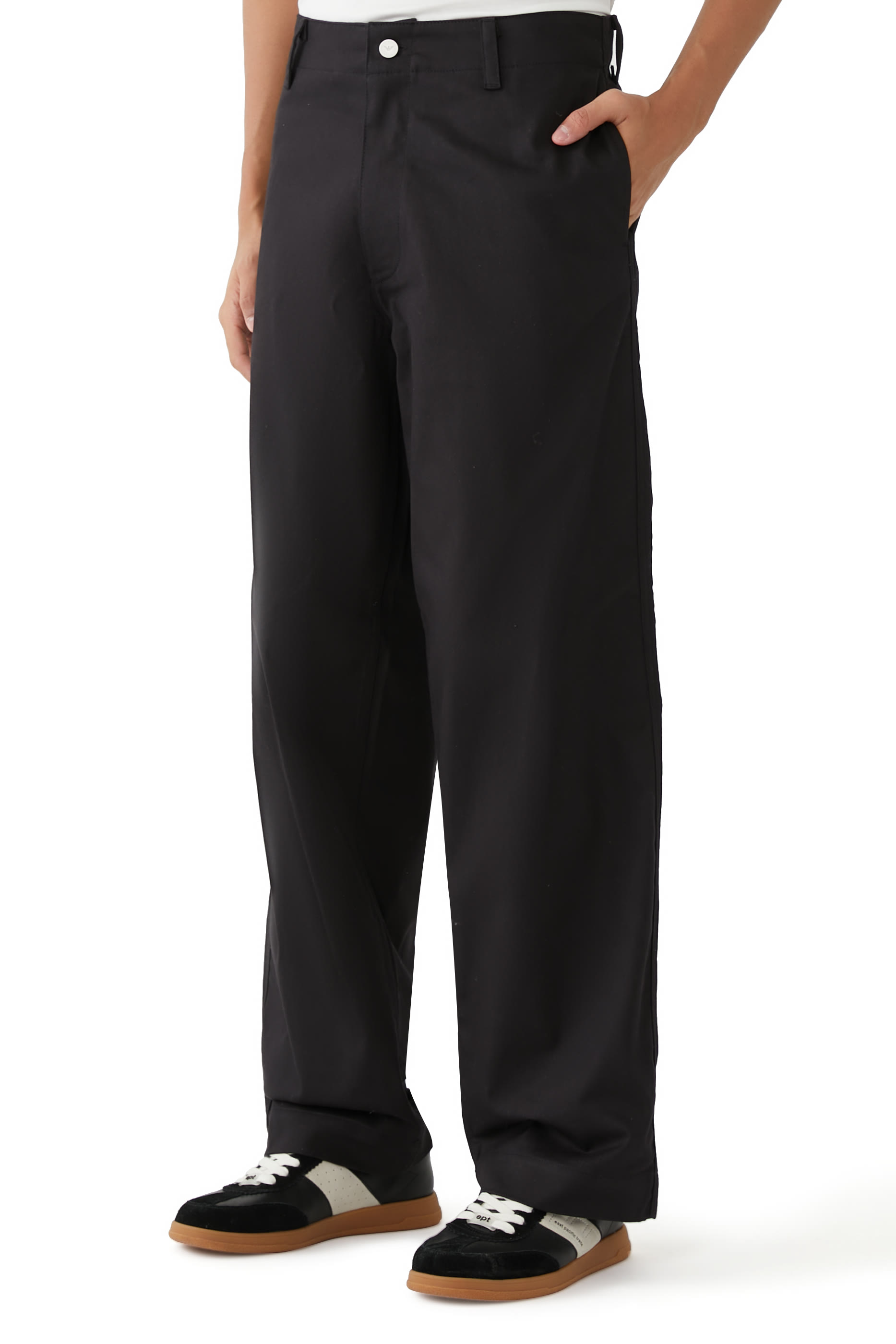 Sustainable Capsule Straight Recycled Cotton Pants