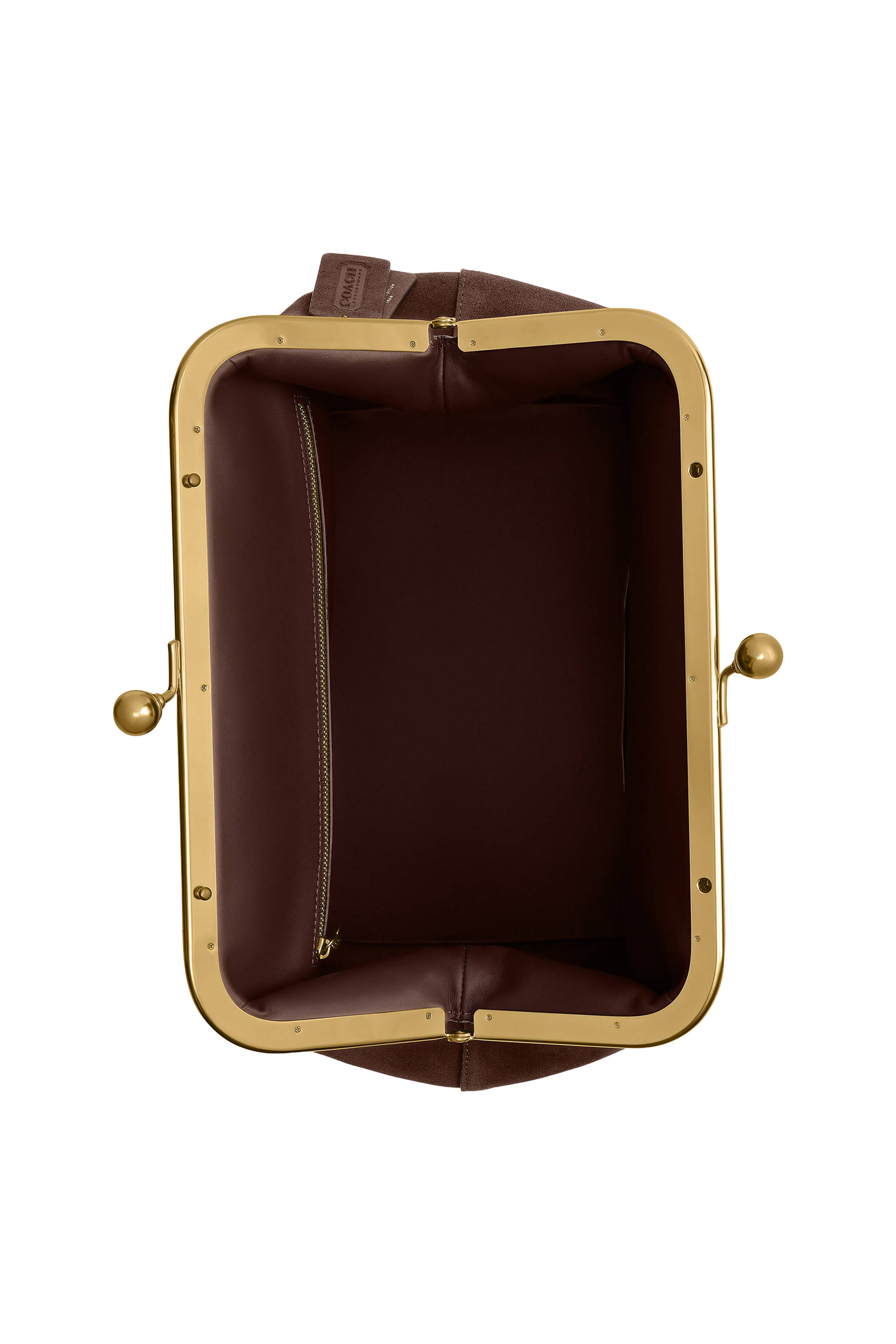 Suede Kisslock 27 Frame Bag