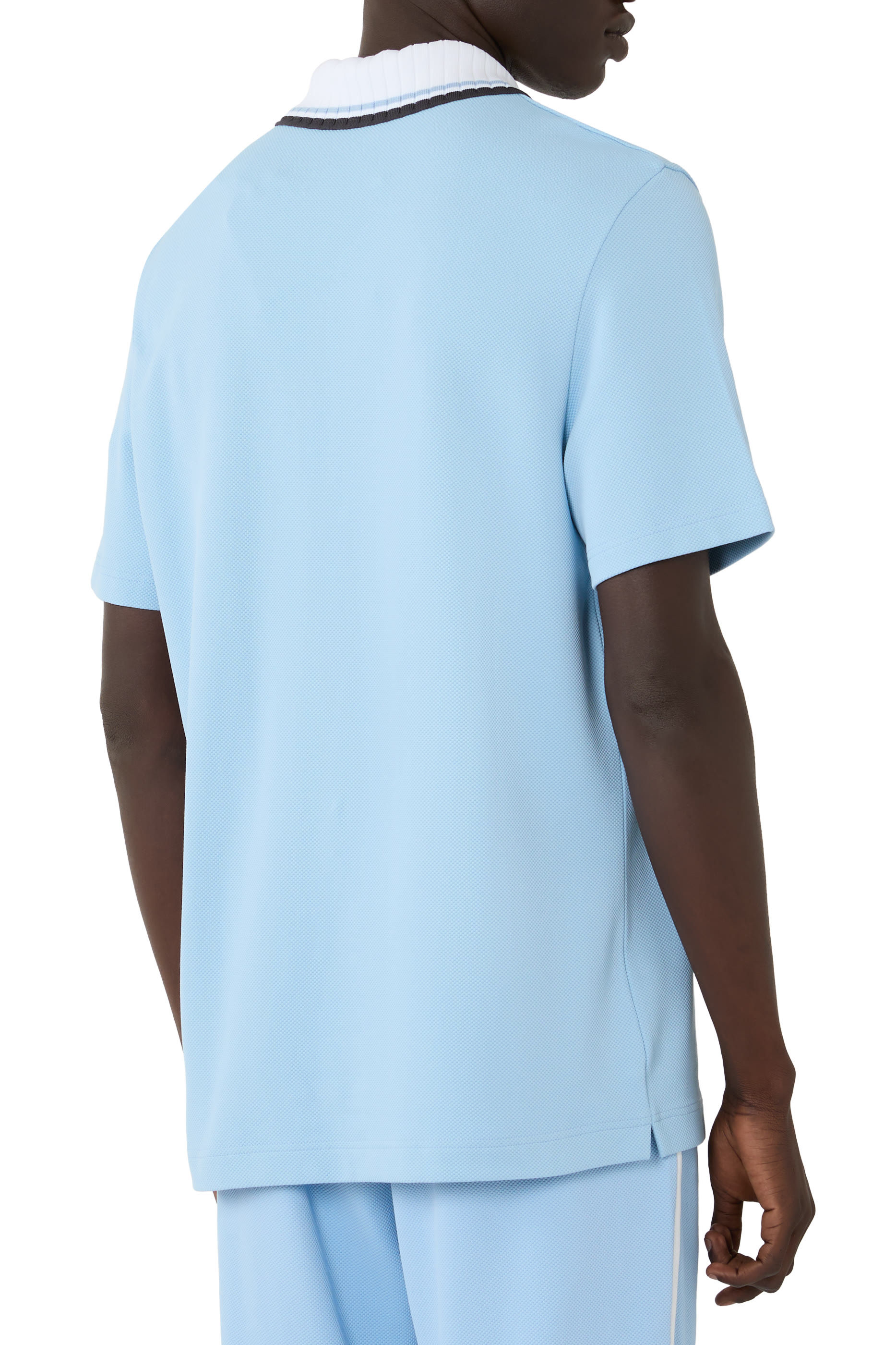 Piqu&eacute; Quarter Zip Polo Shirt