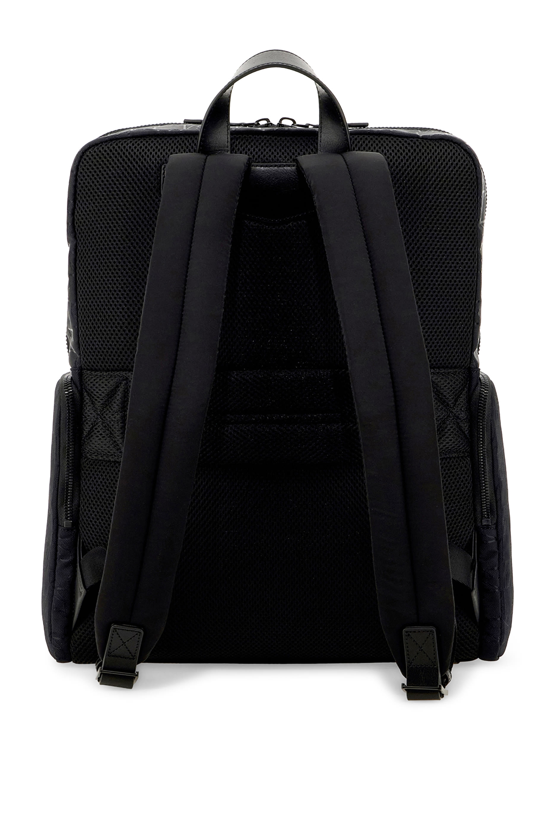 Embossed Flap Pocket Backpack