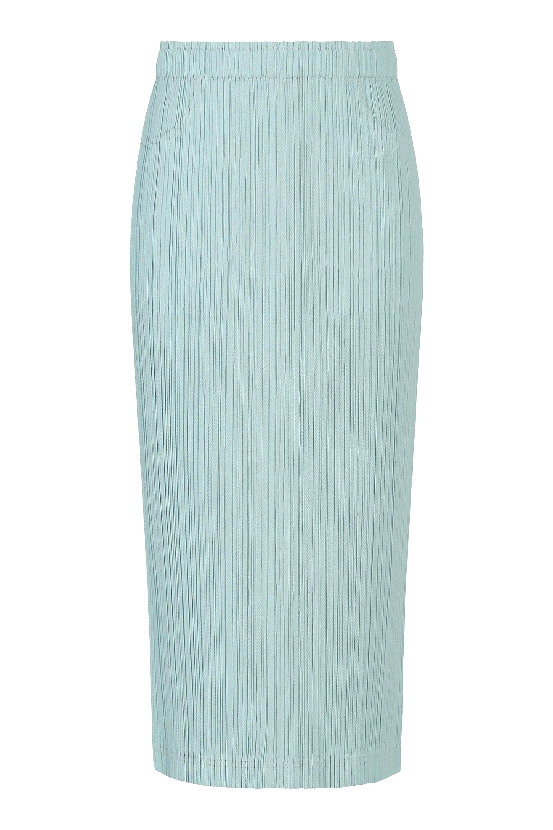 Hatching Pleats Skirt 