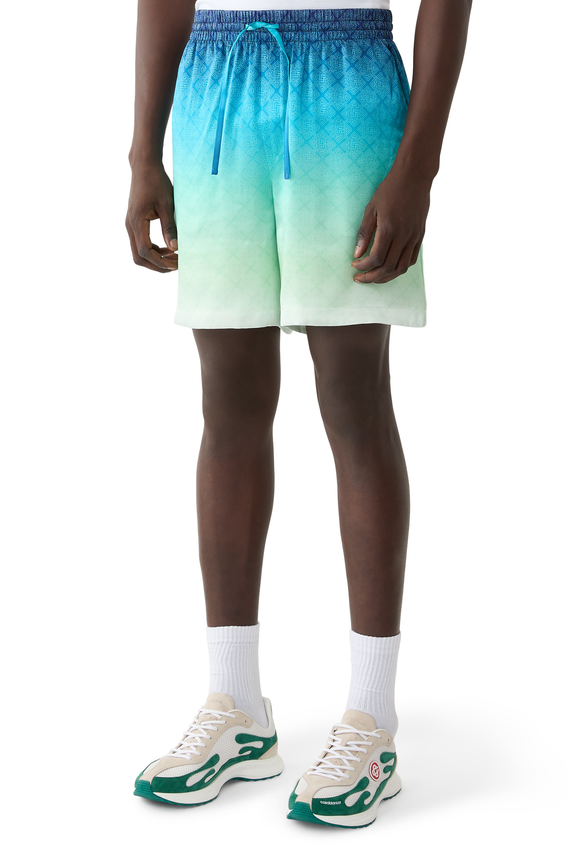 Hotel Emblem Silk Shorts
