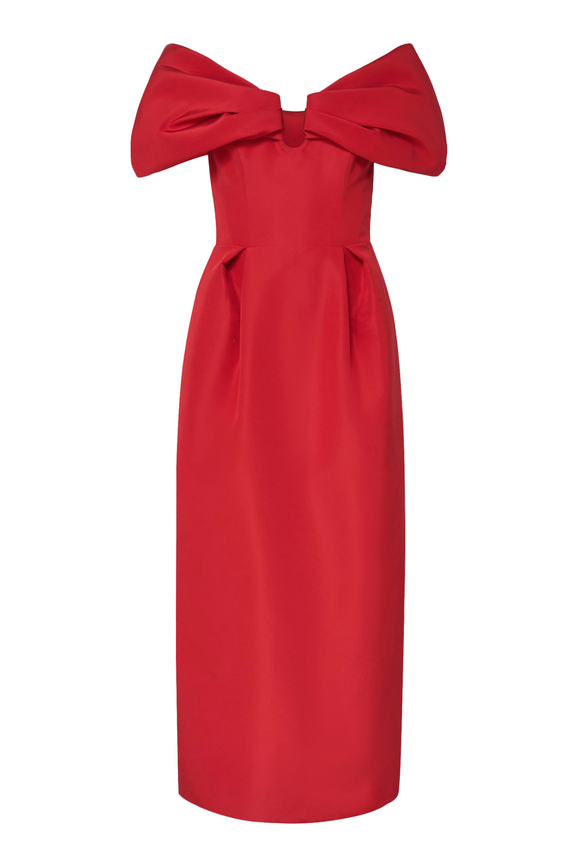 Off-Shoulder Column Dress