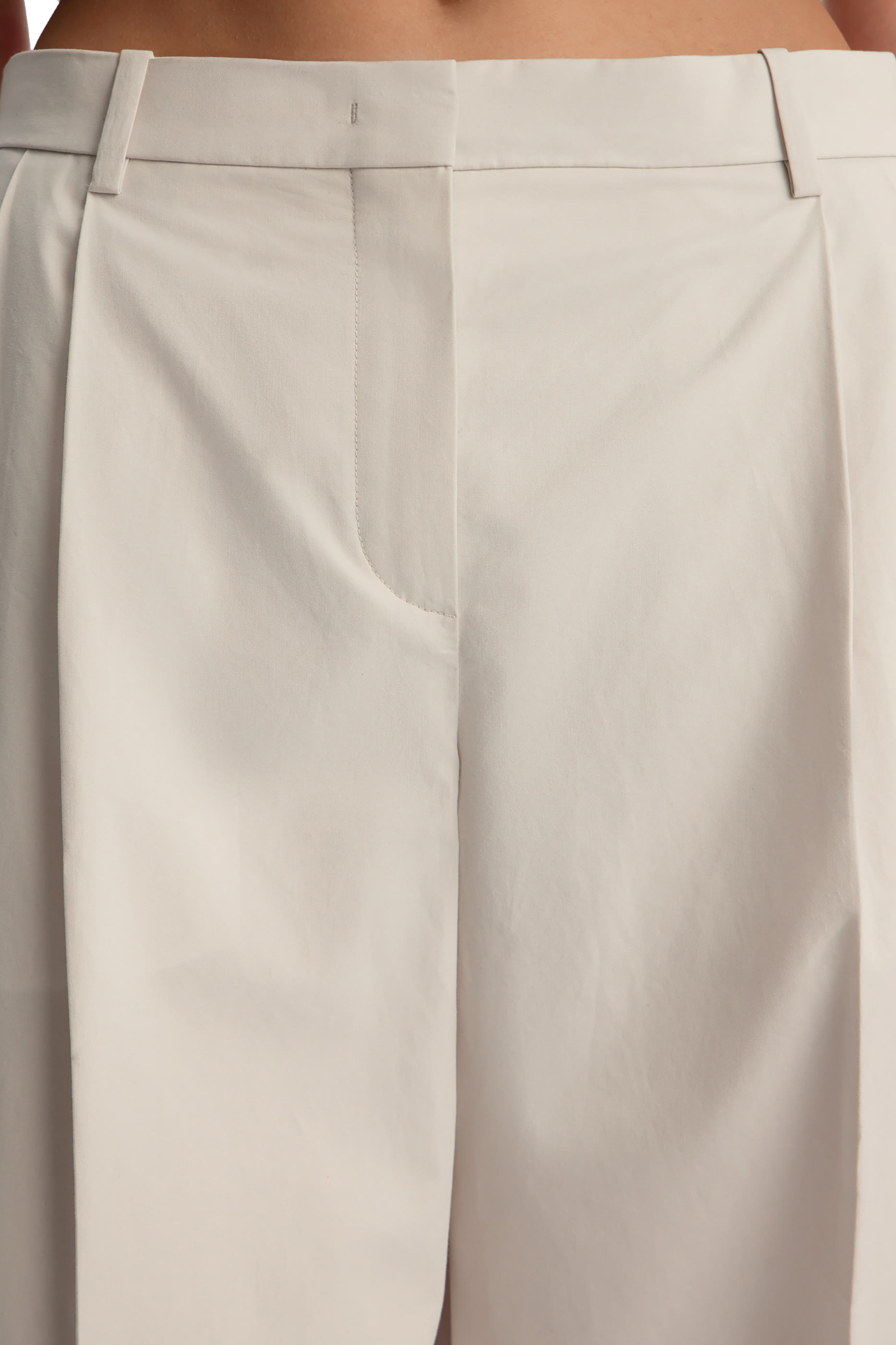 Cotton-Lyocell Trousers