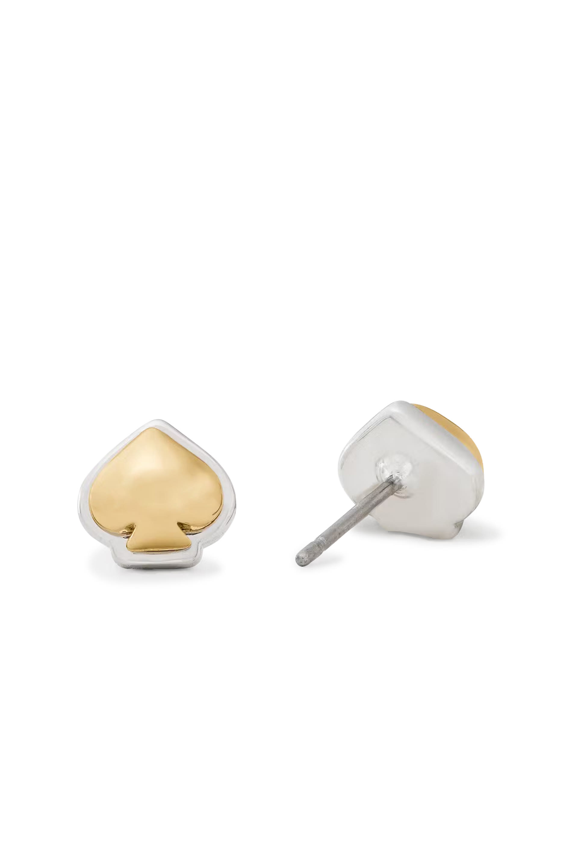 Sculpted Spade Mini Studs