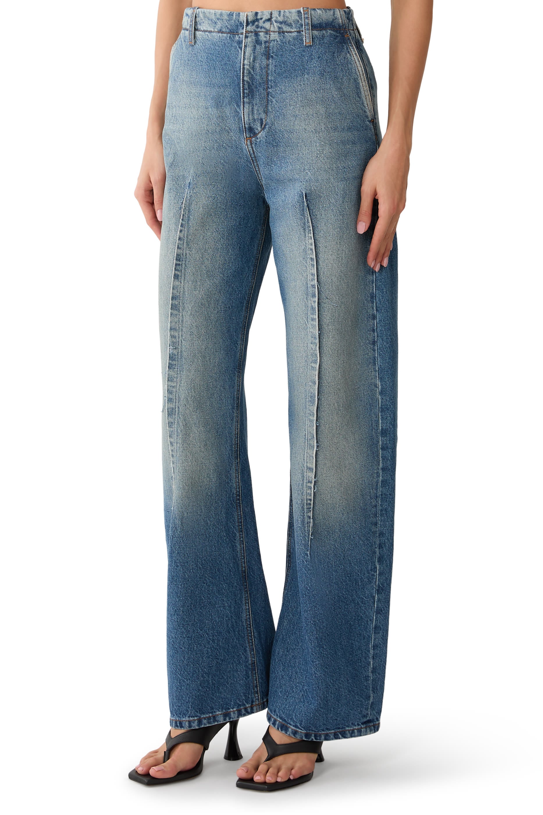 Barrel-Leg Jeans