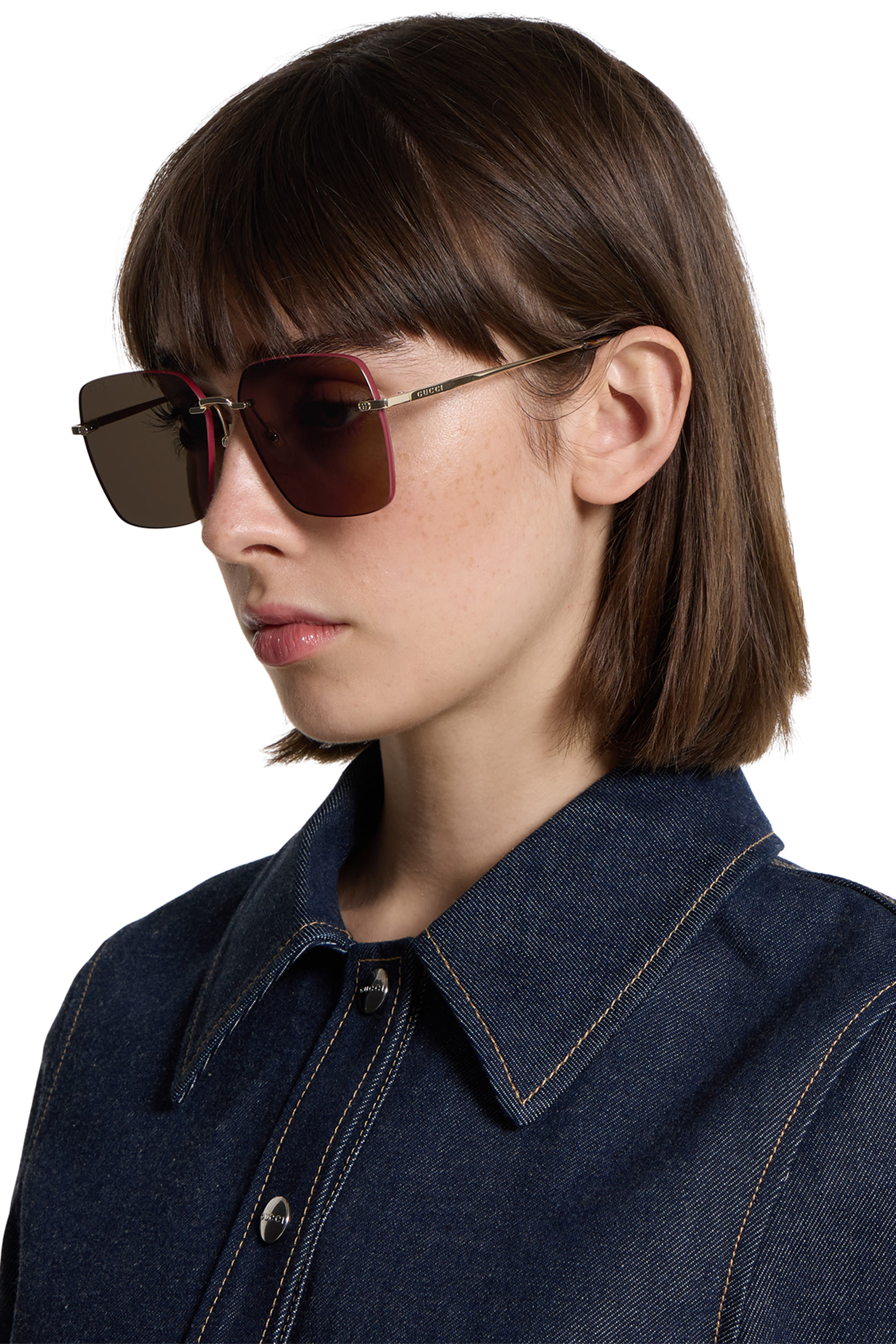 GG1955SA Specialized-Fit Square Sunglasses