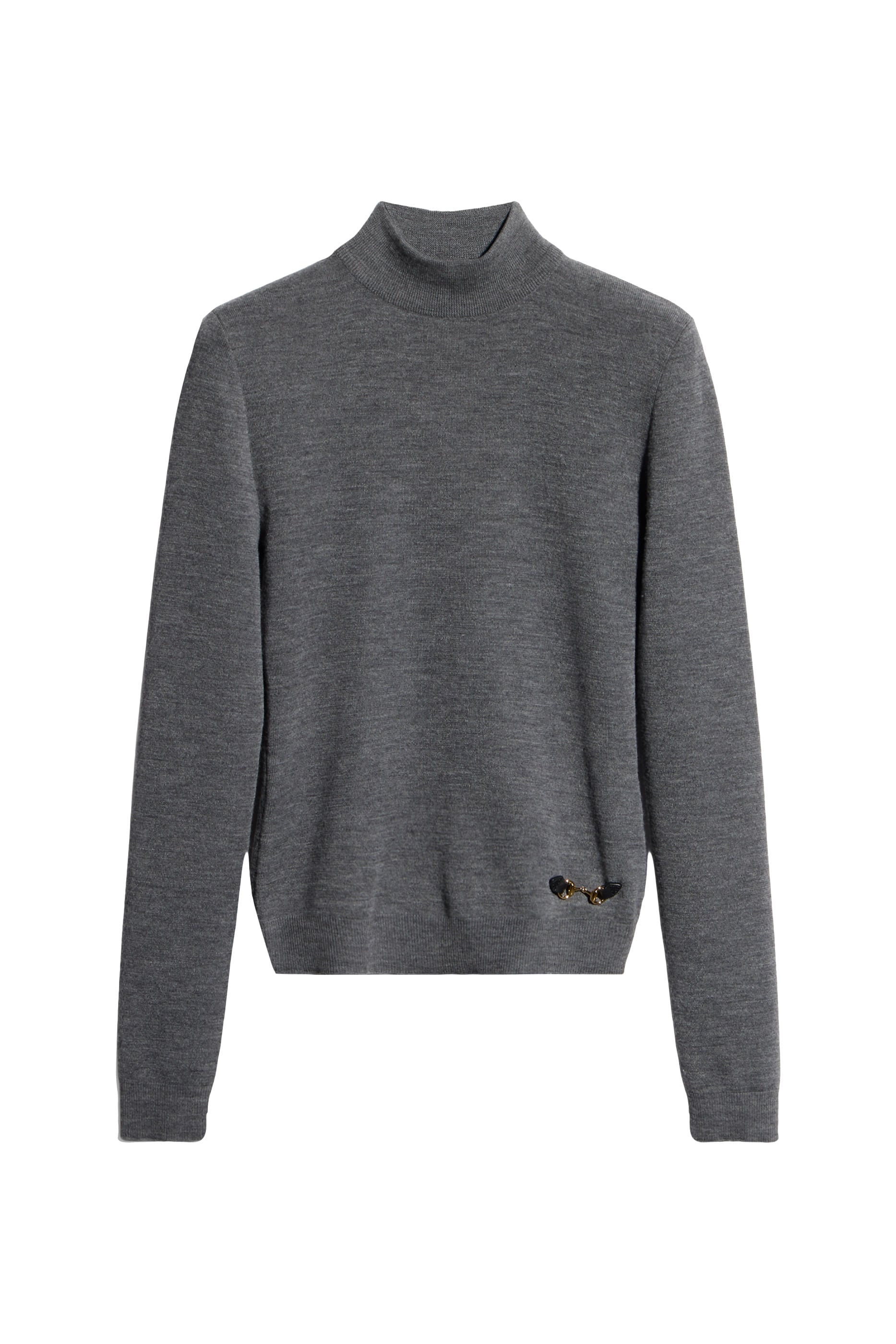 Horsebit Rib Knit Top