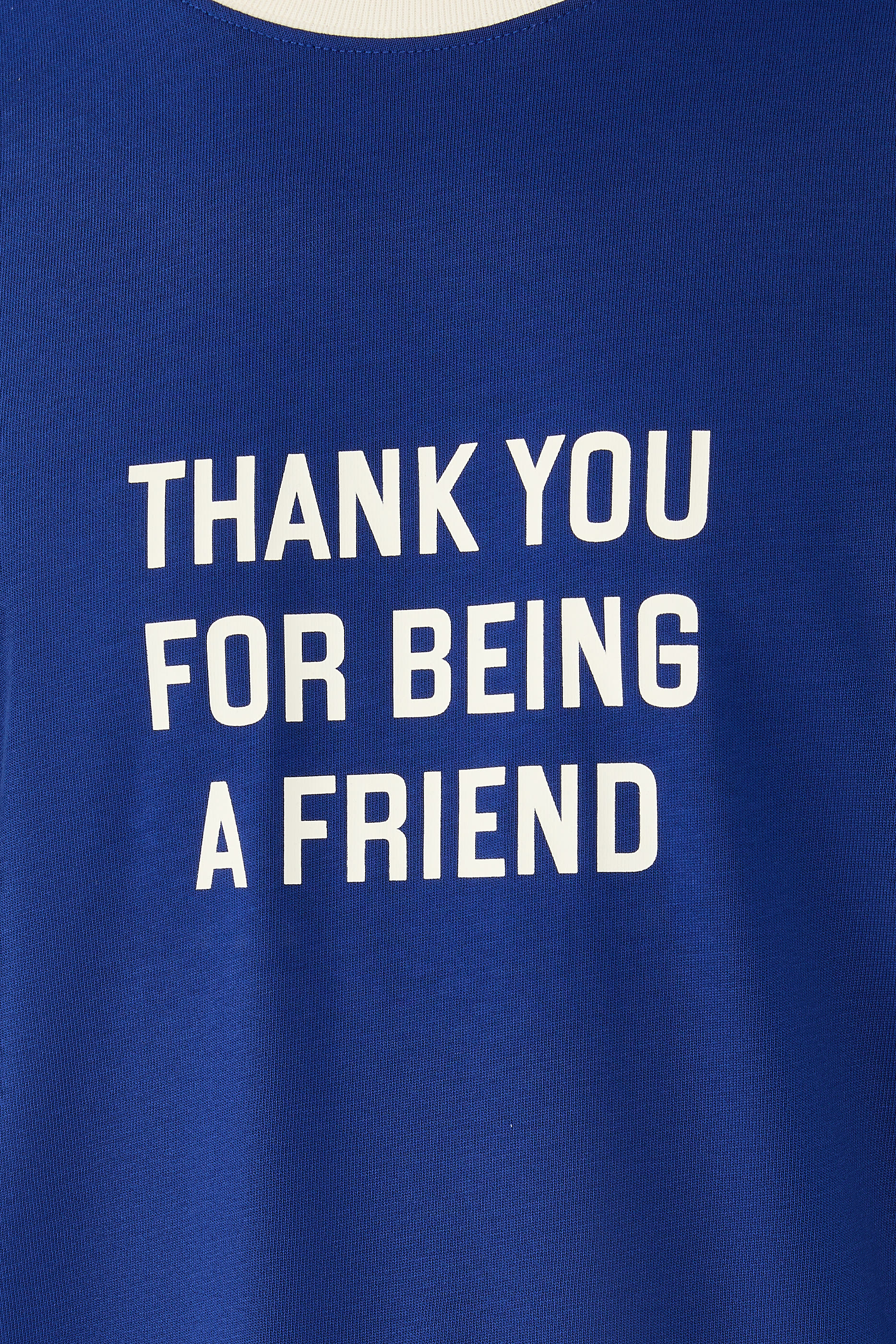 Printed "Thank You for Being a Friend" T-Shirt