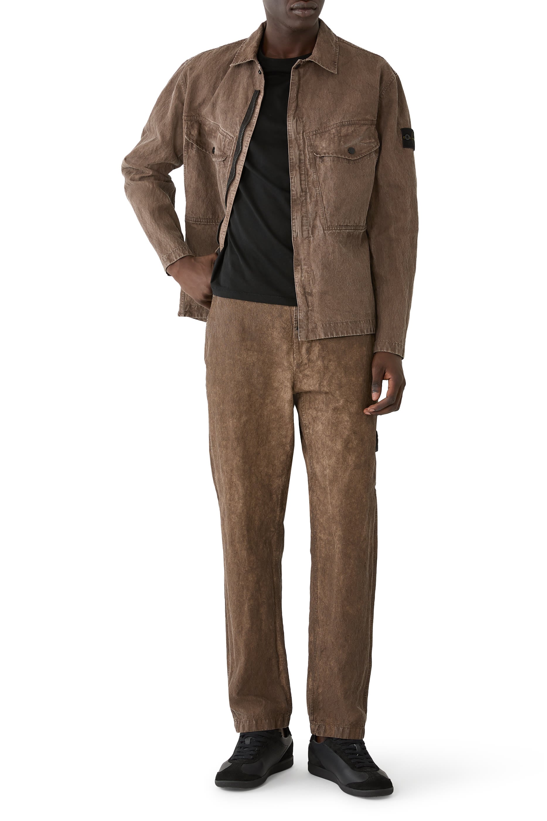 Logo Patch Chino Trousers
