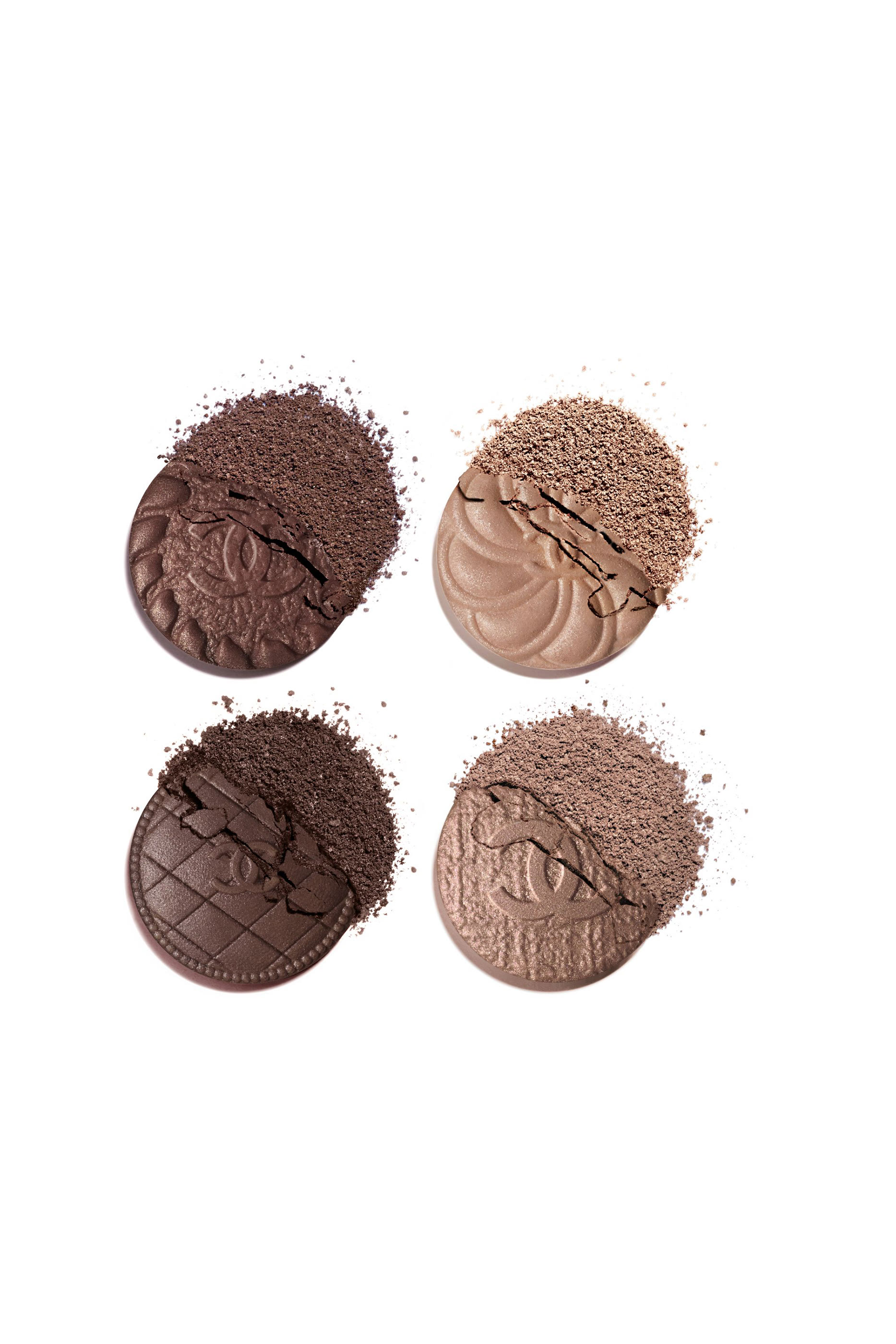 لوحة ظلال عيون Les 4 Ombres Boutons بأربعة ألوان بلمسات نهائية متنوعة