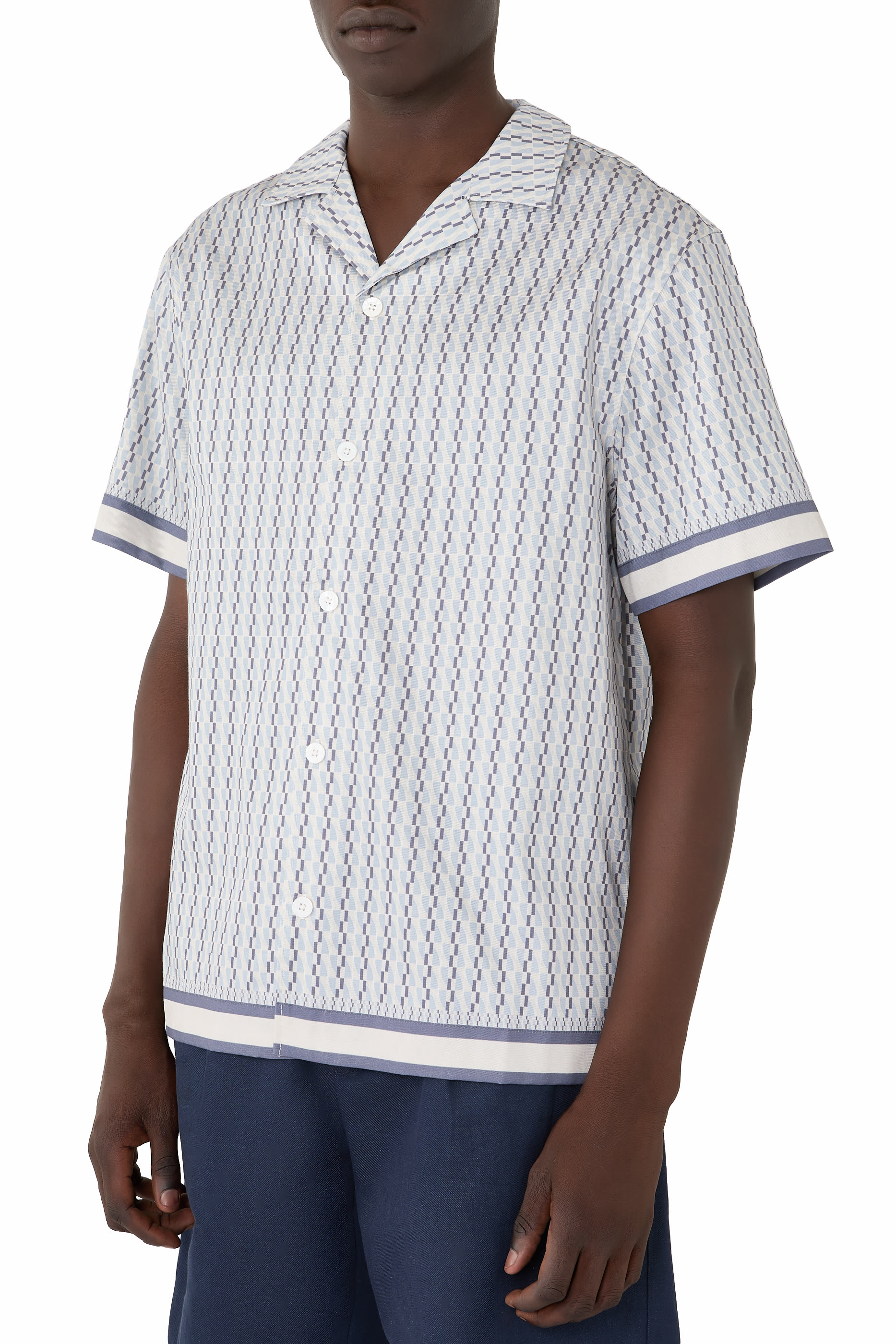 Galliano Border Shirt