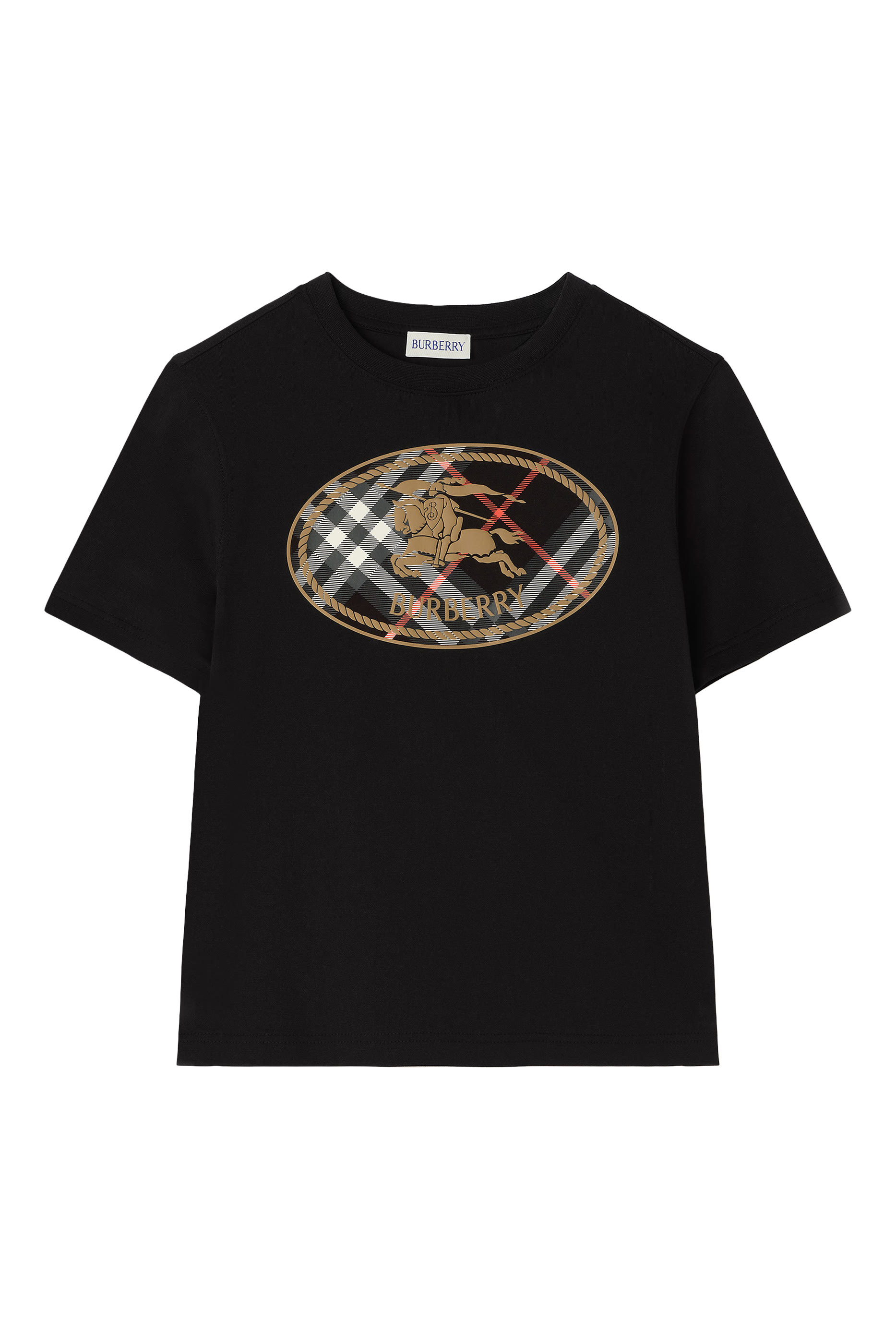 Kids Check Knight Stamp T-shirt