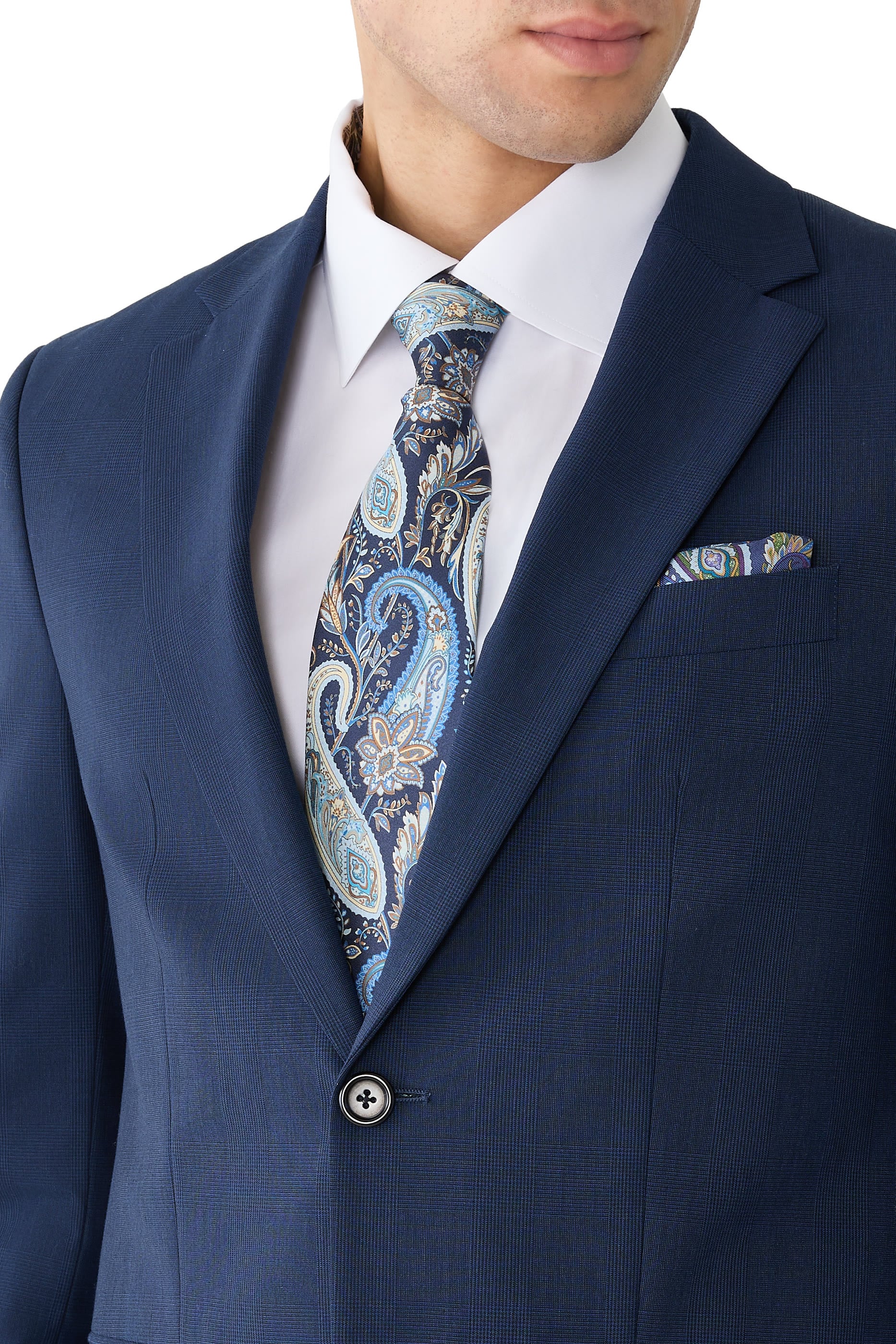 Paisley Print Silk Tie
