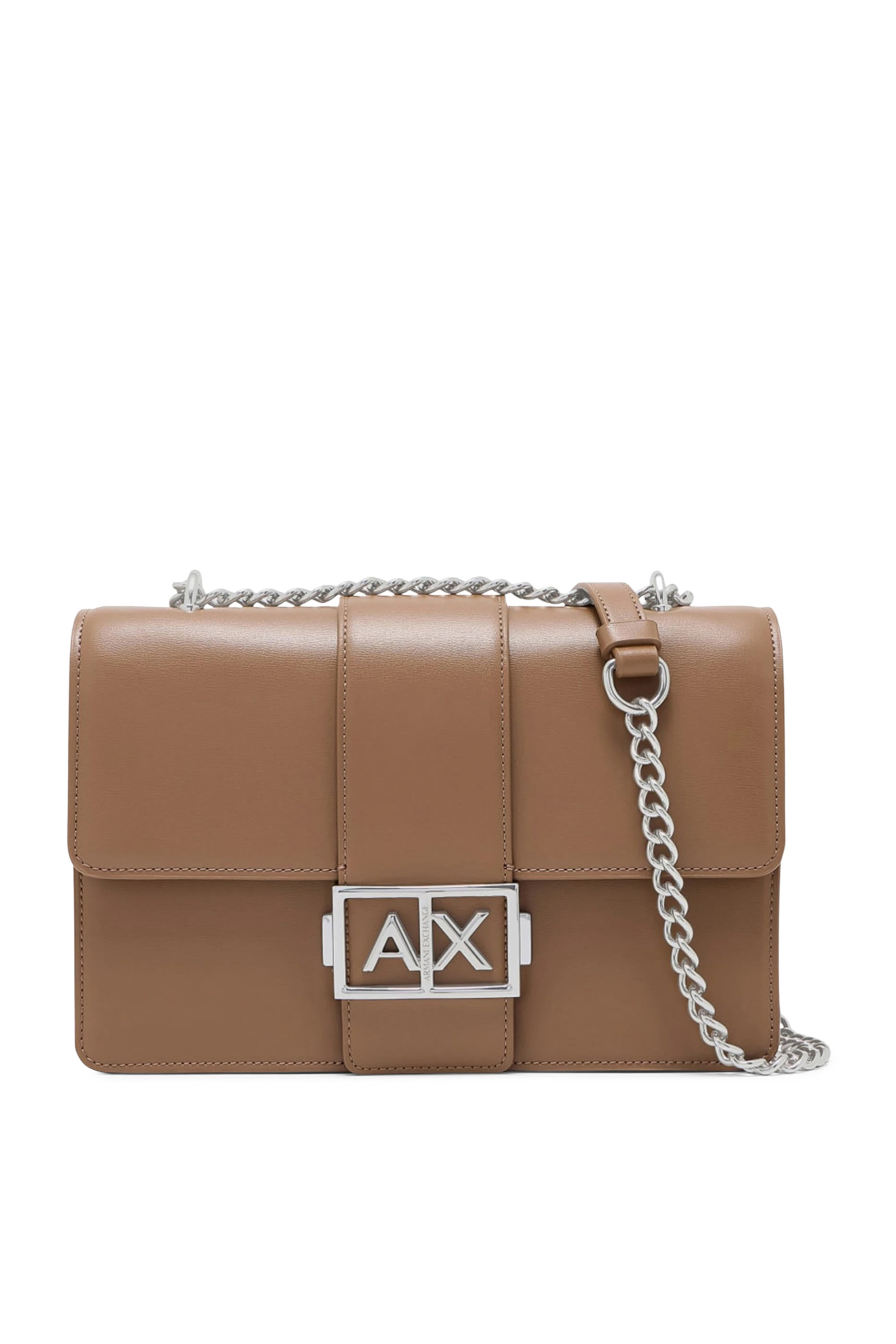 Metal AX Logo Shoulder Bag 