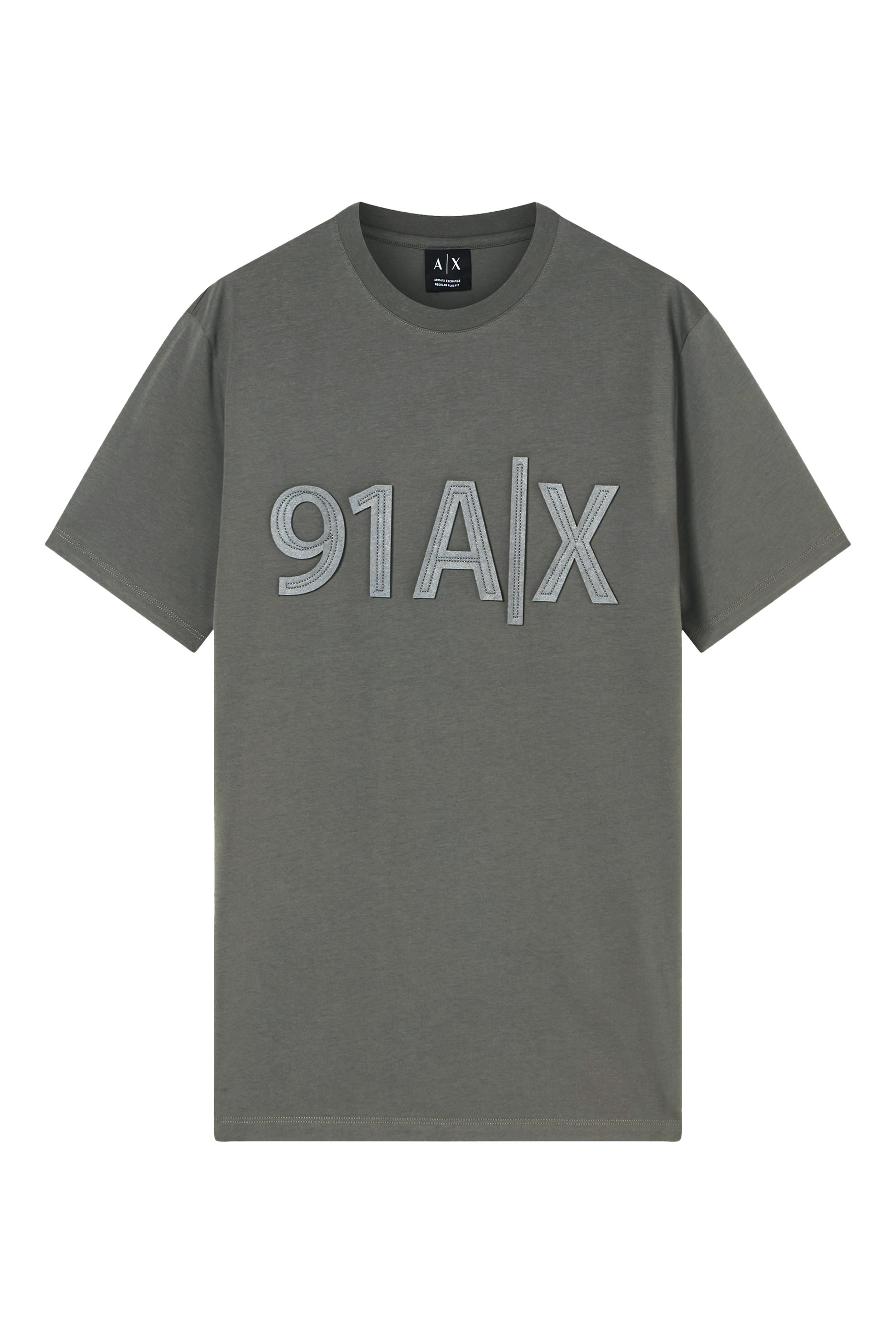 AX Logo Cotton-Jersey T-Shirt