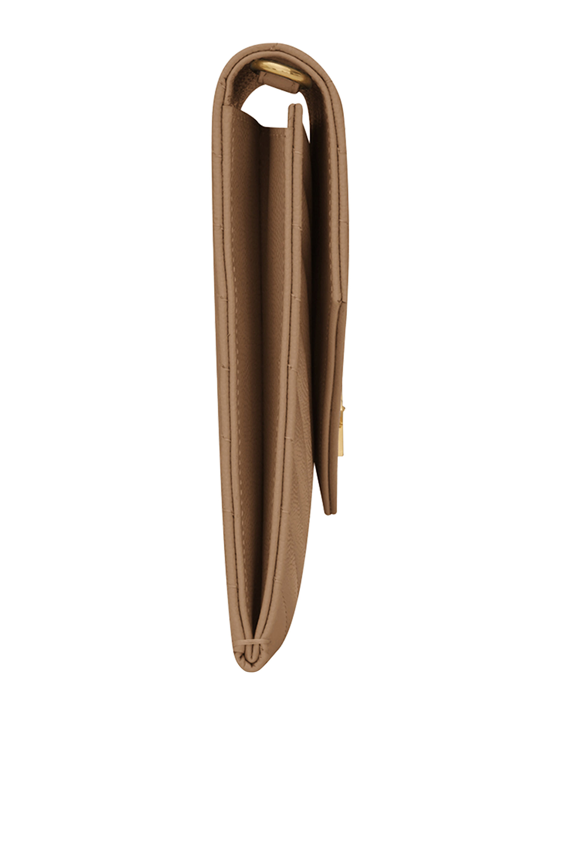  Cassandre Matelassé Flap Pouch in Grain De Poudre Leather
