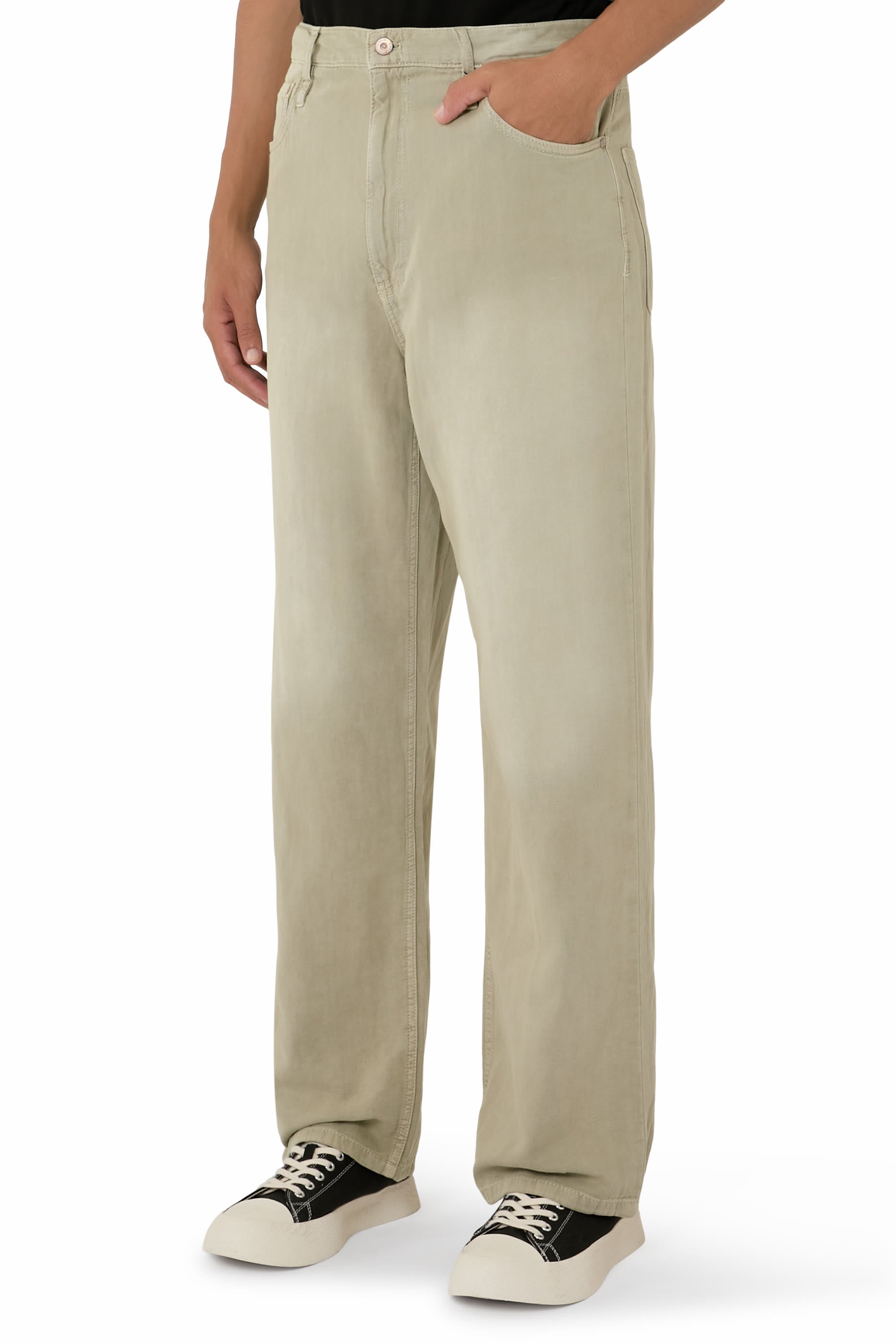 Straight Denim Pants