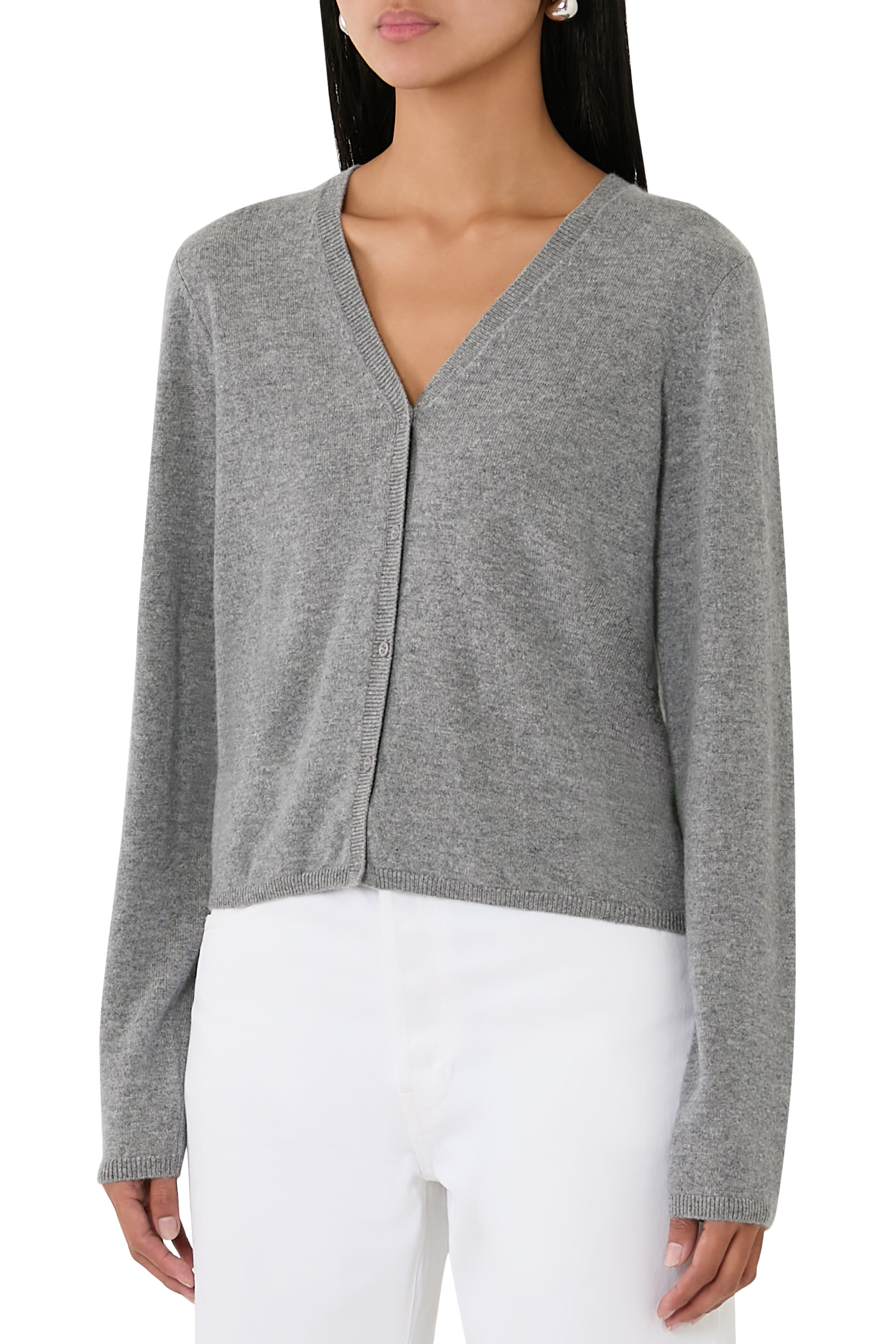The Cashmere V Neck Cardi