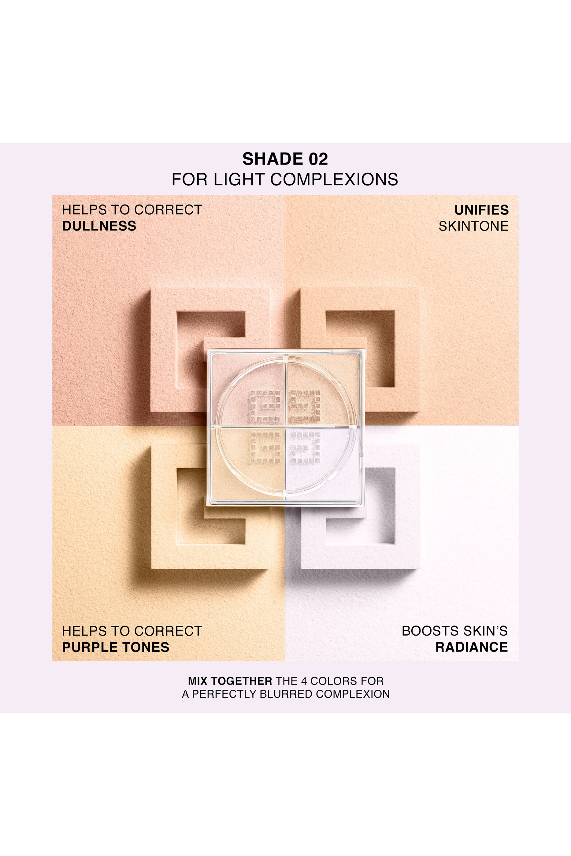 Prisme Libre Loose Powder, 4-color Loose Setting and Finishing Powder 