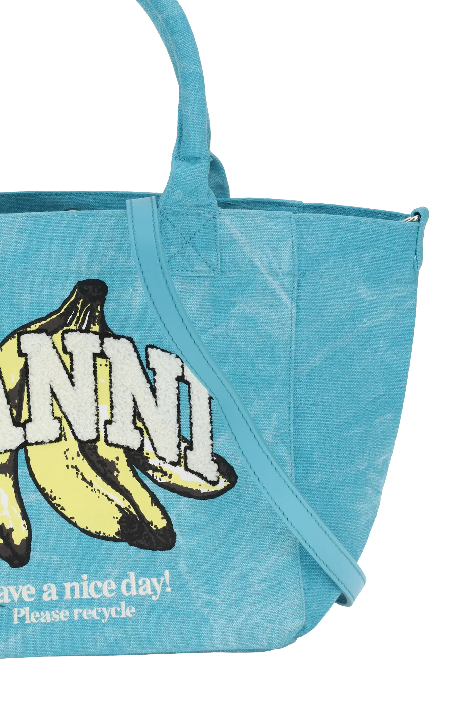 Logo Banana Print Tote Bag