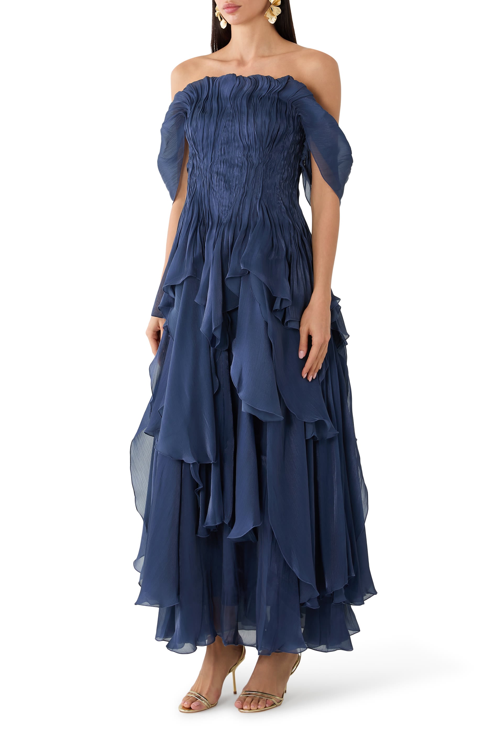 Lyra Off-Shoulder Gown