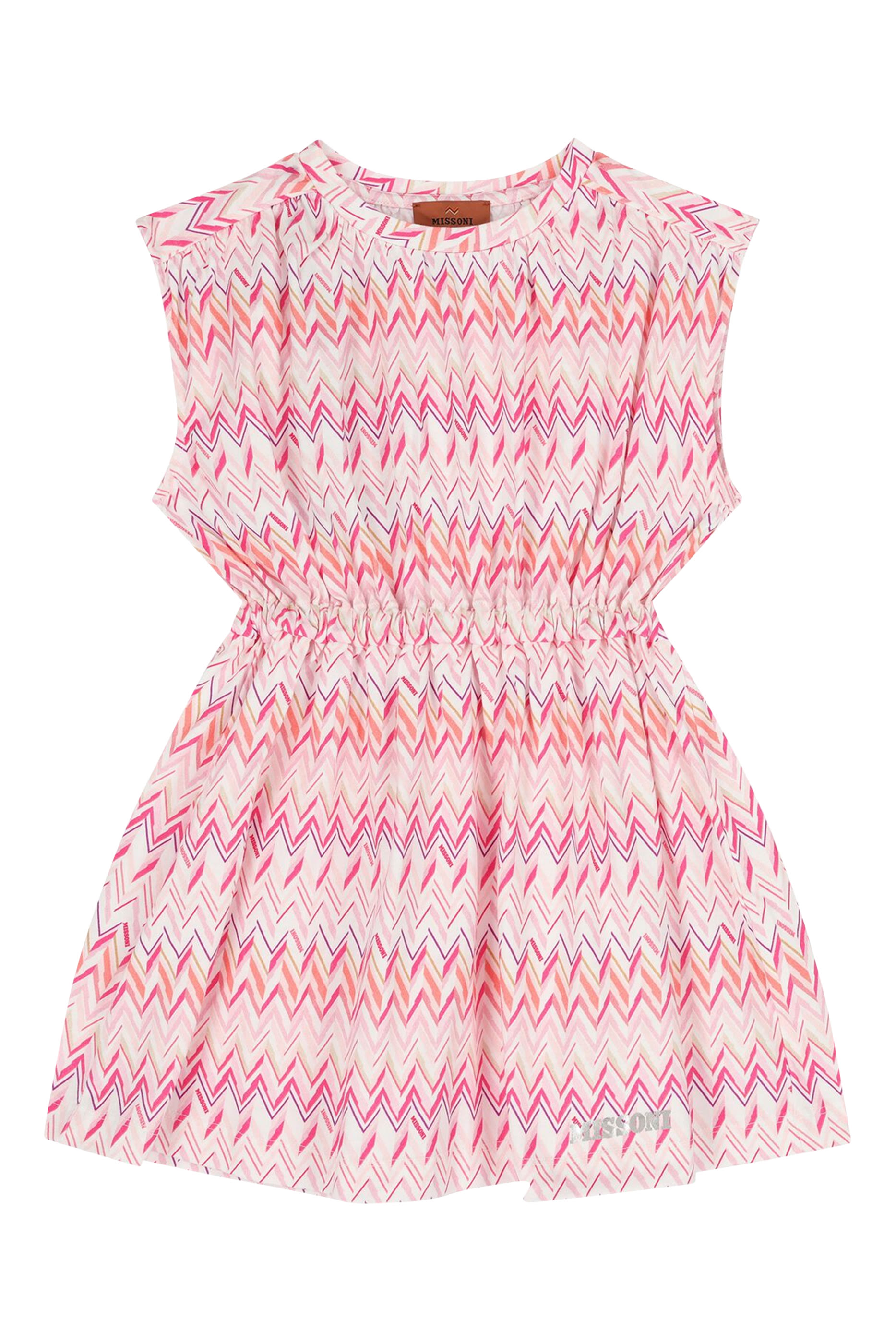 Kids Zig Zag Jersey Dress 