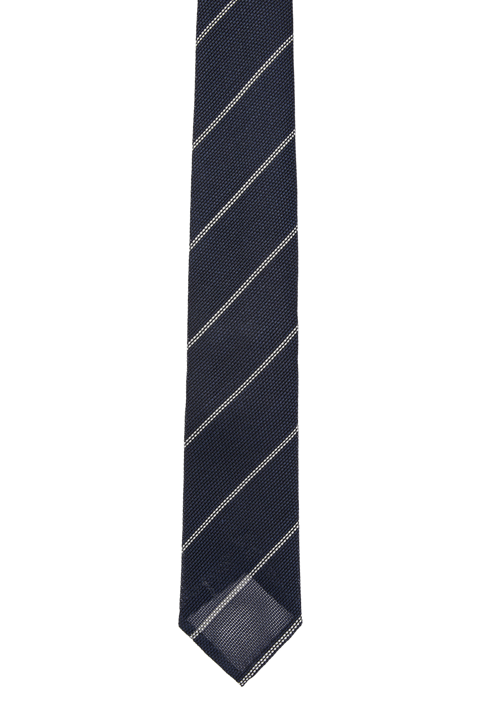 Striped Grenadine Silk Tie