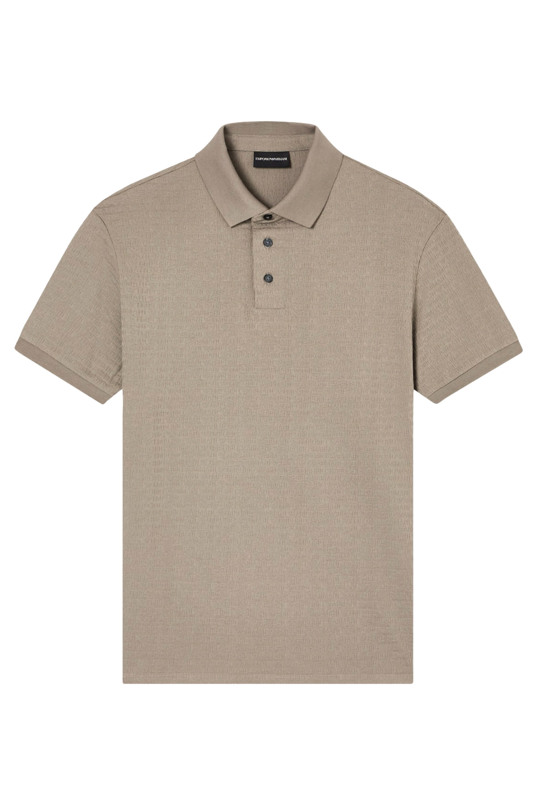 Micro EA Text Logo Polo Shirt