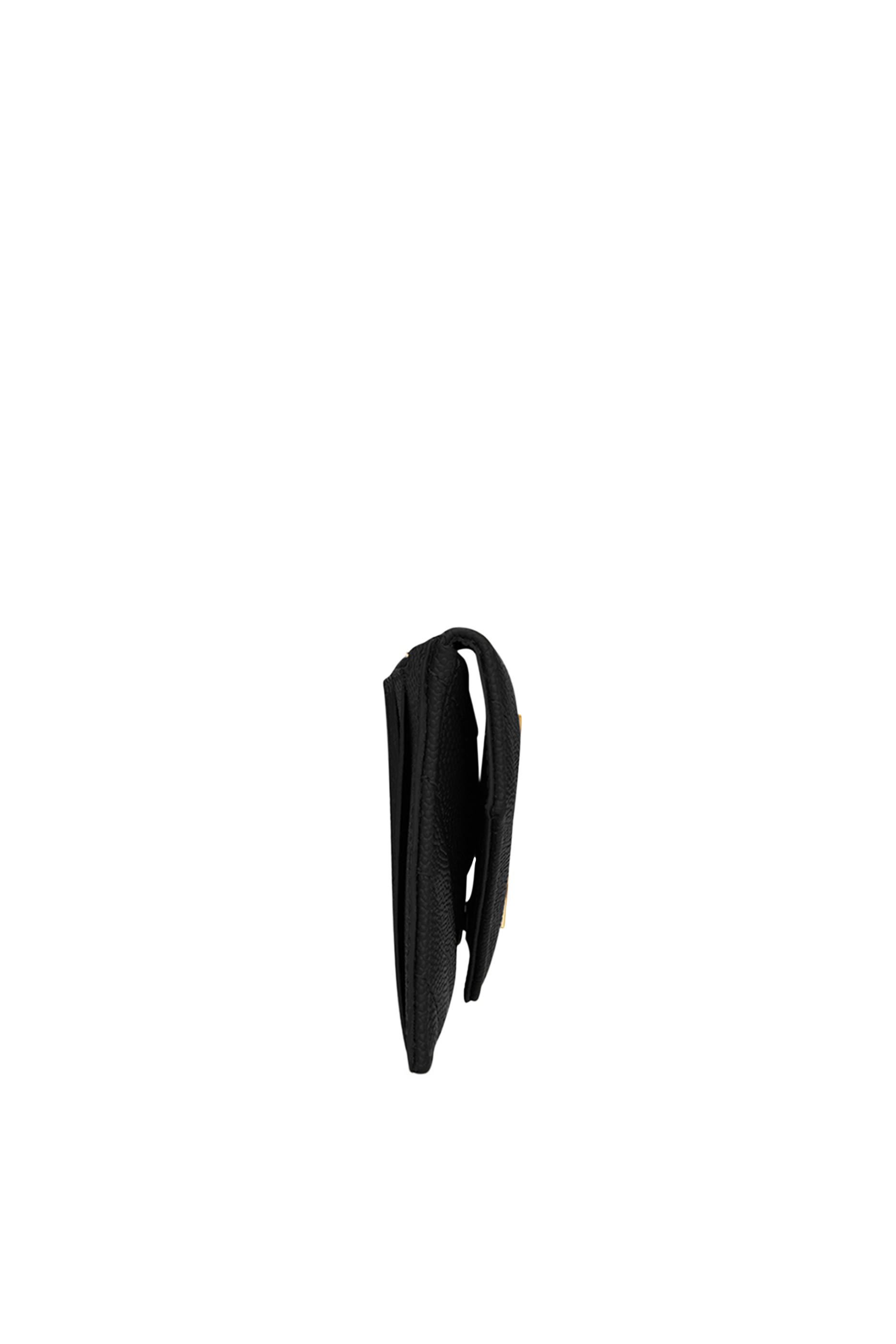 Cassandre Matelassé Fragments Flap Card Case in Grain De Poudre Leather