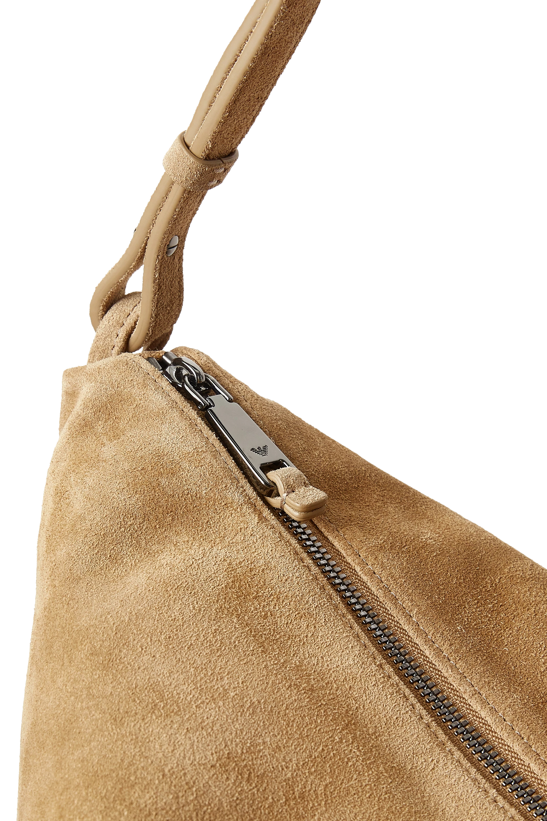 Suede Hobo Bag 