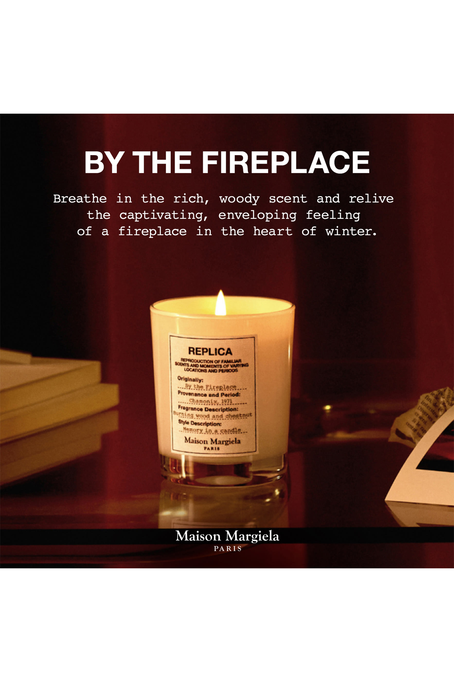 Replica Fireplace Candle