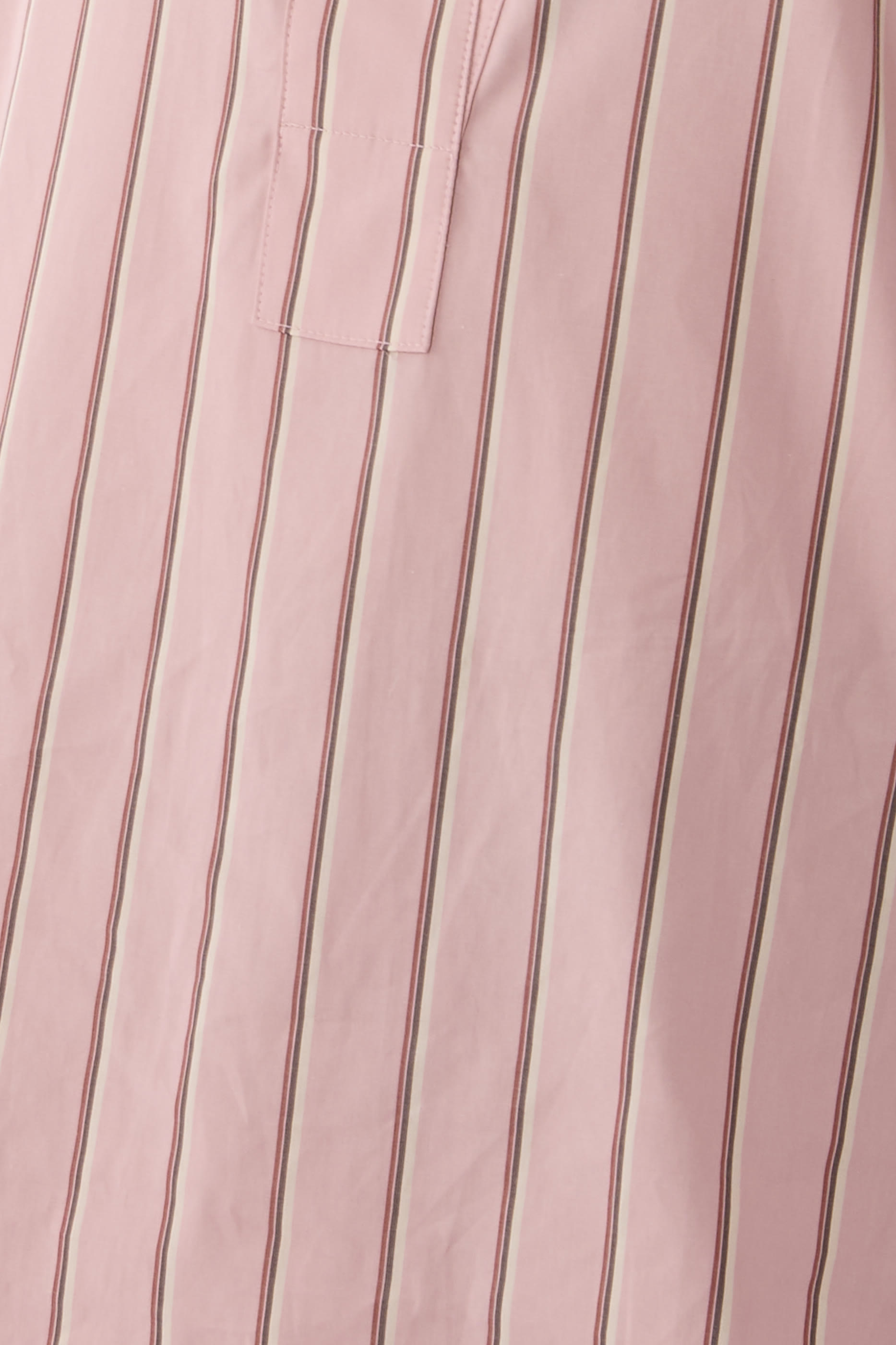 Striped Cotton Relaxed Popover Shirt