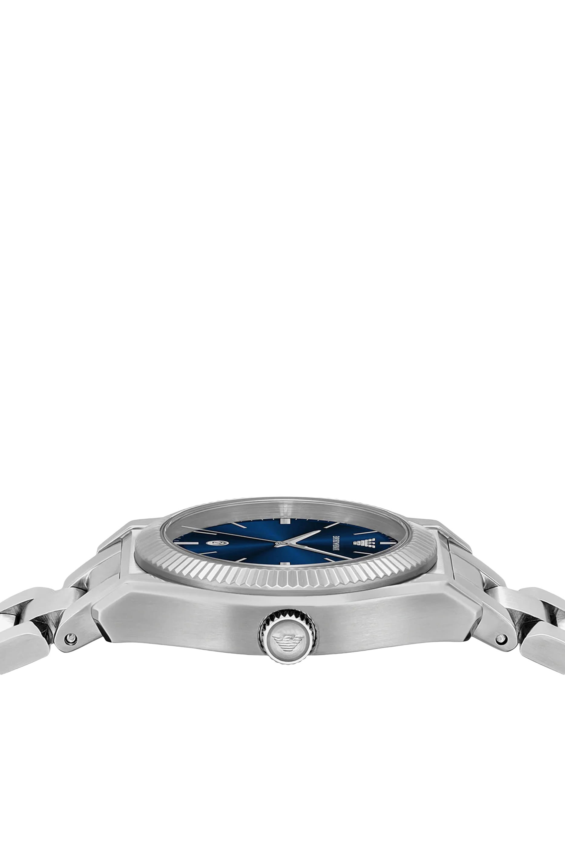 Three-Hand Stainless Steel Watch