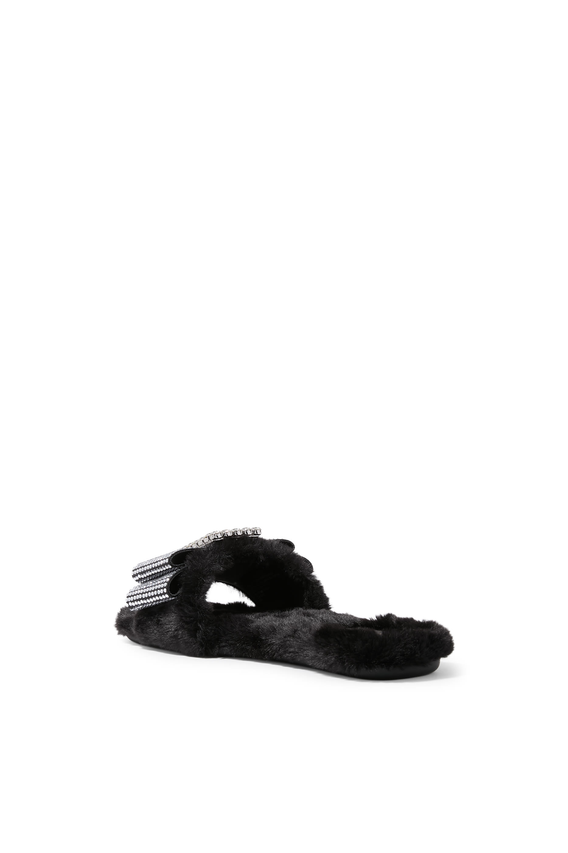 Cosy Bow Slide Flats 