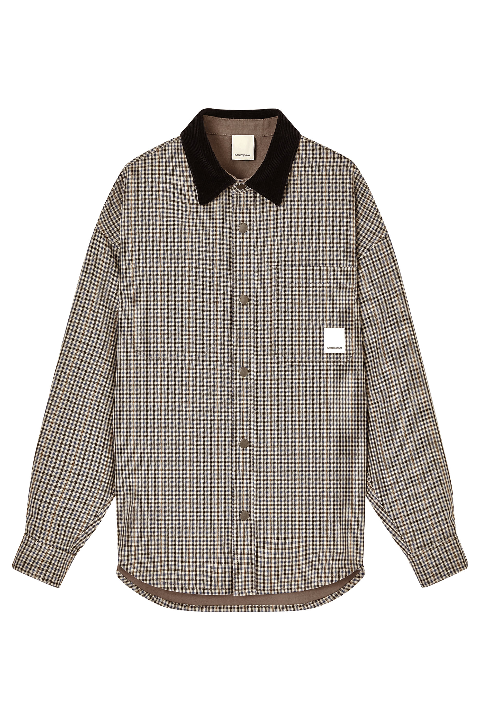 Eagle Club Check Motif Reversible Blouson