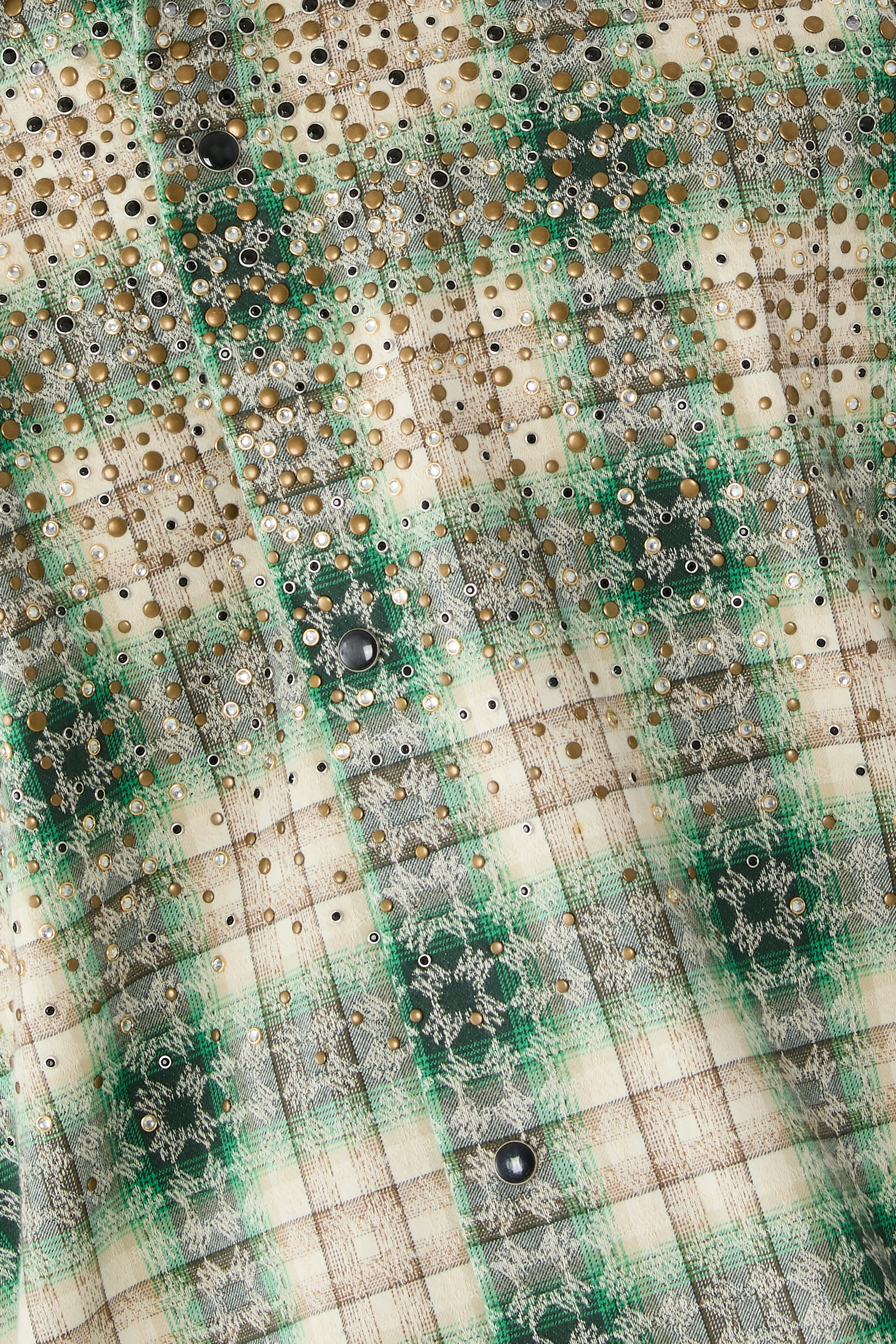 Crystal Oversized Western Flannel