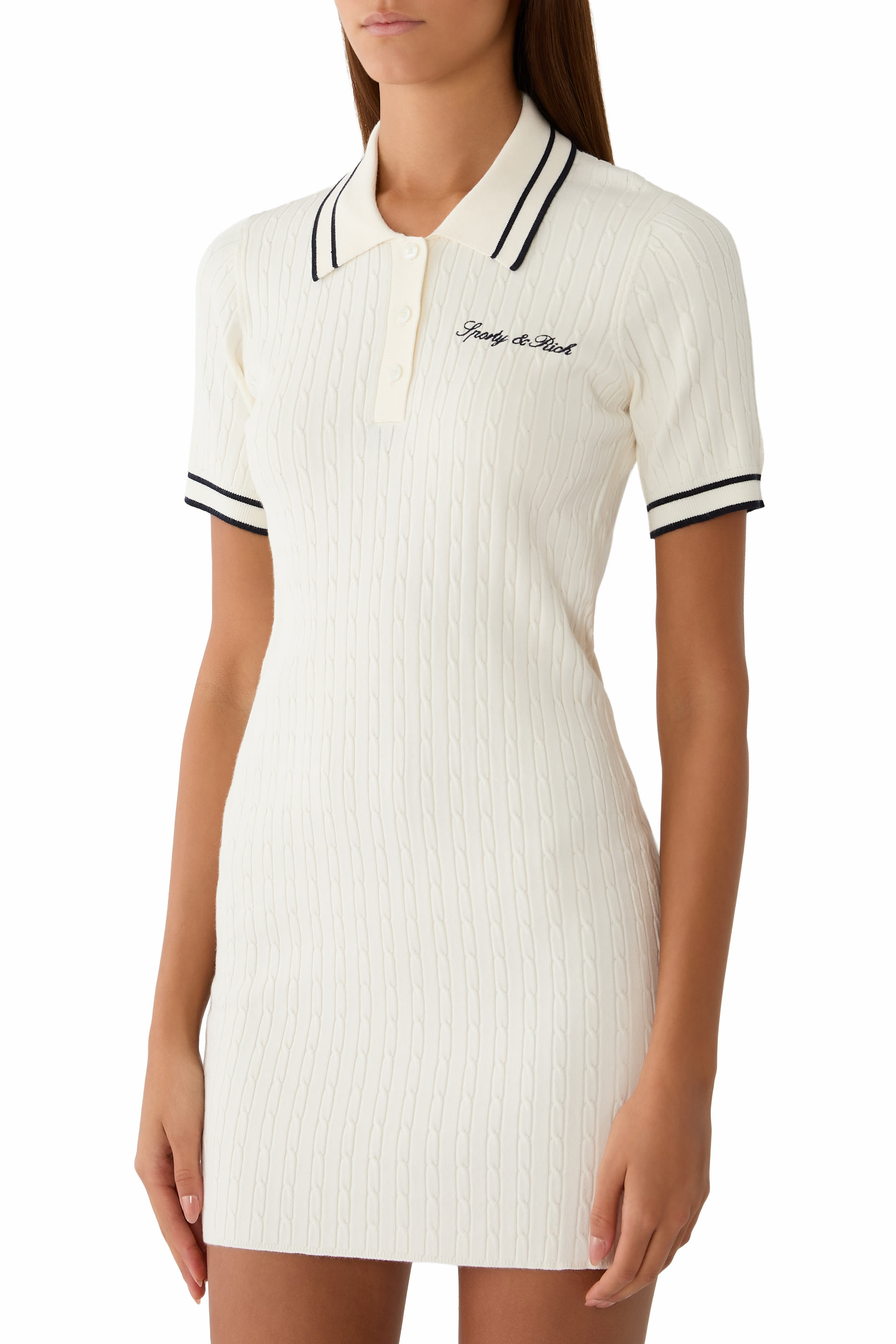 Signature Logo Mini Cable Dress