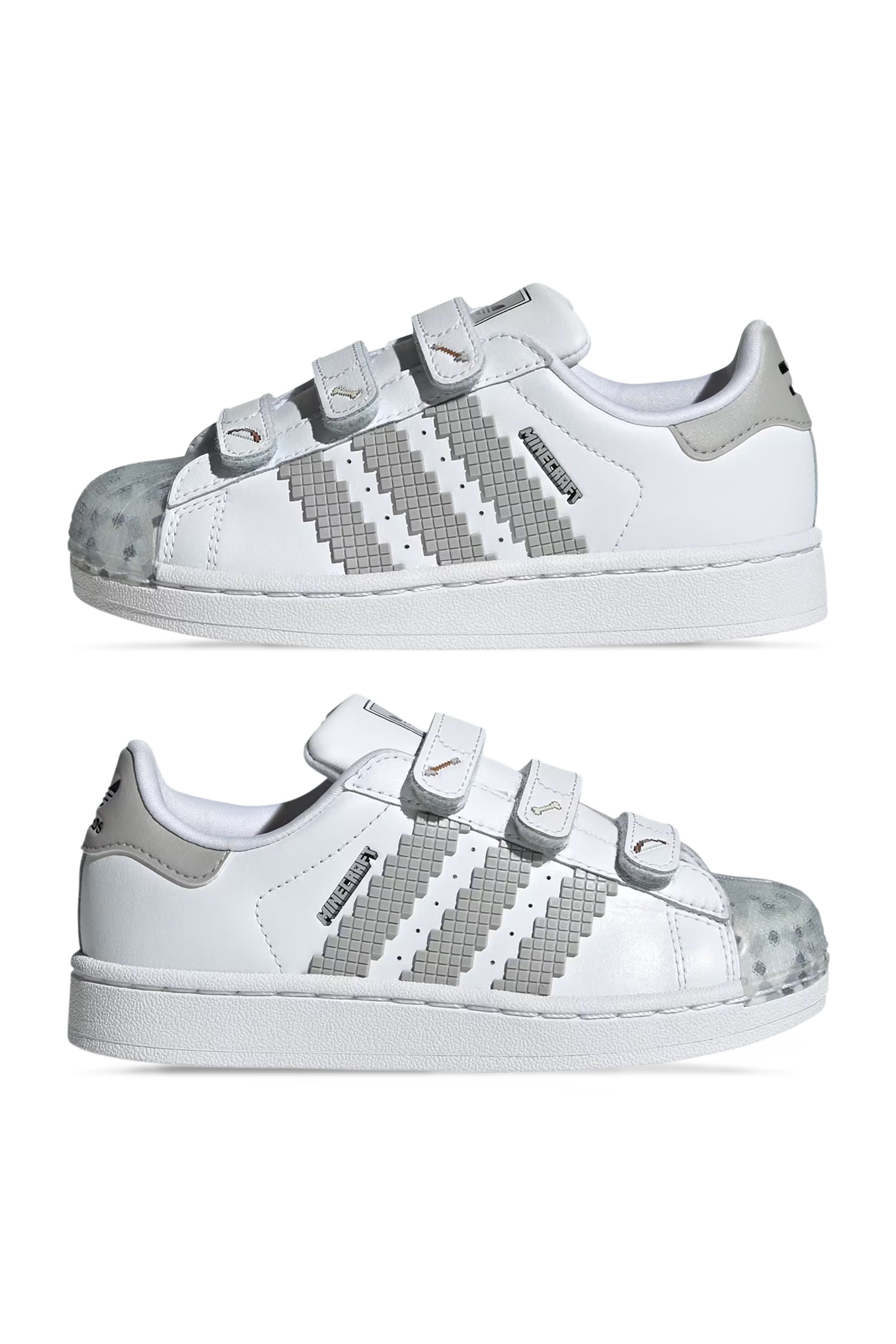 Kids Superstar II Comfort Closure X Minecraft Sneakers