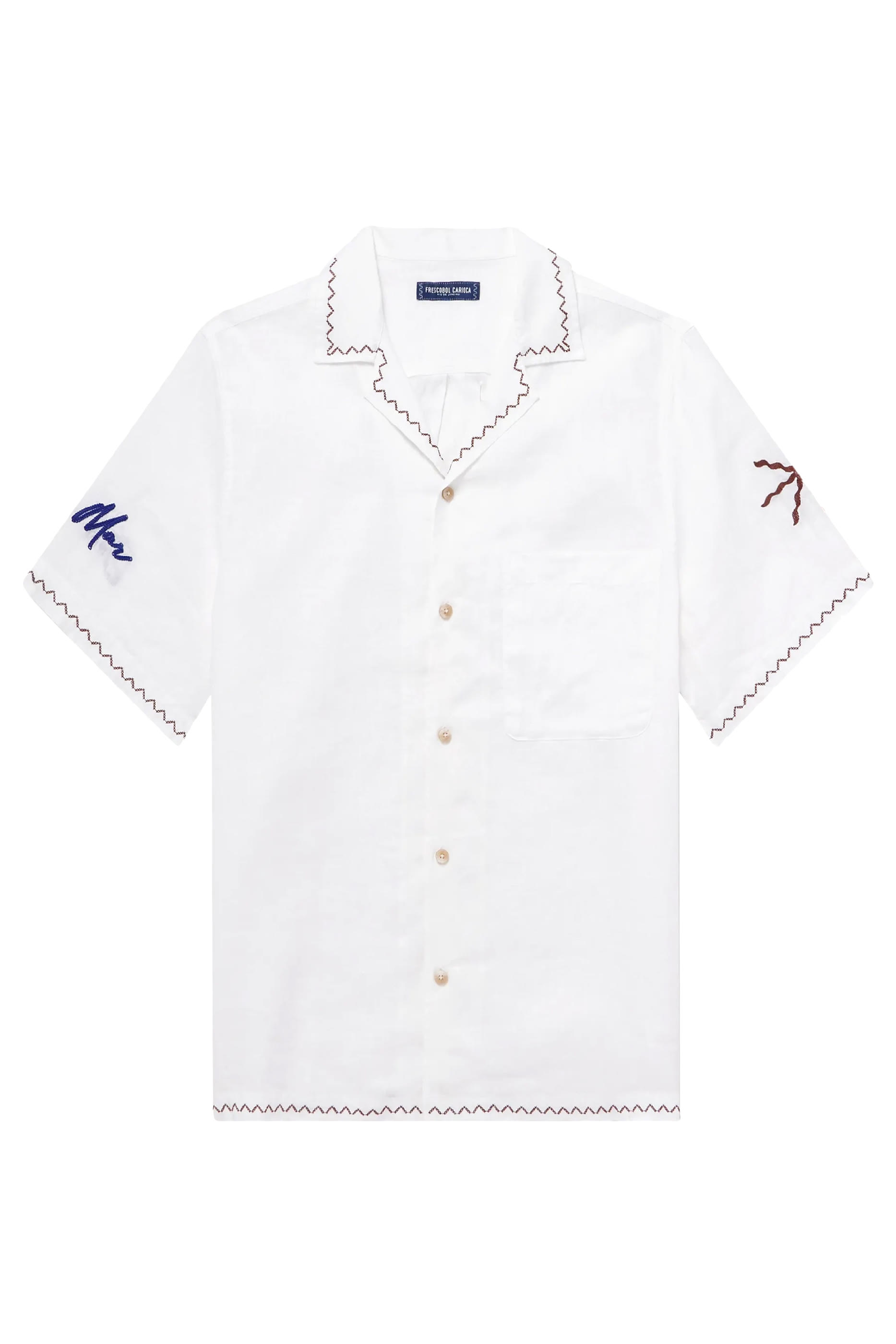 Alves Embroidered Linen Shirt