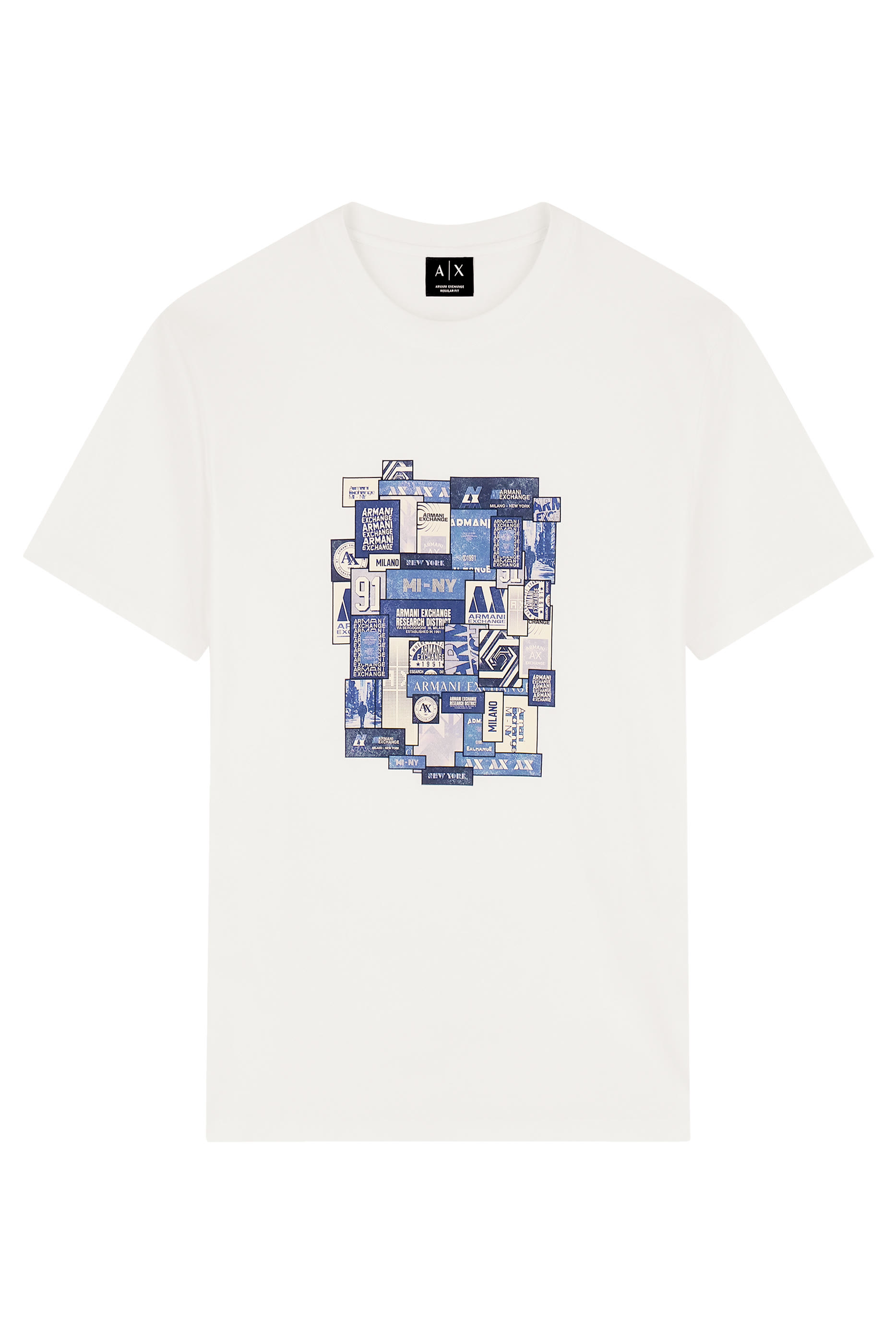 AX Logo Print T-Shirt