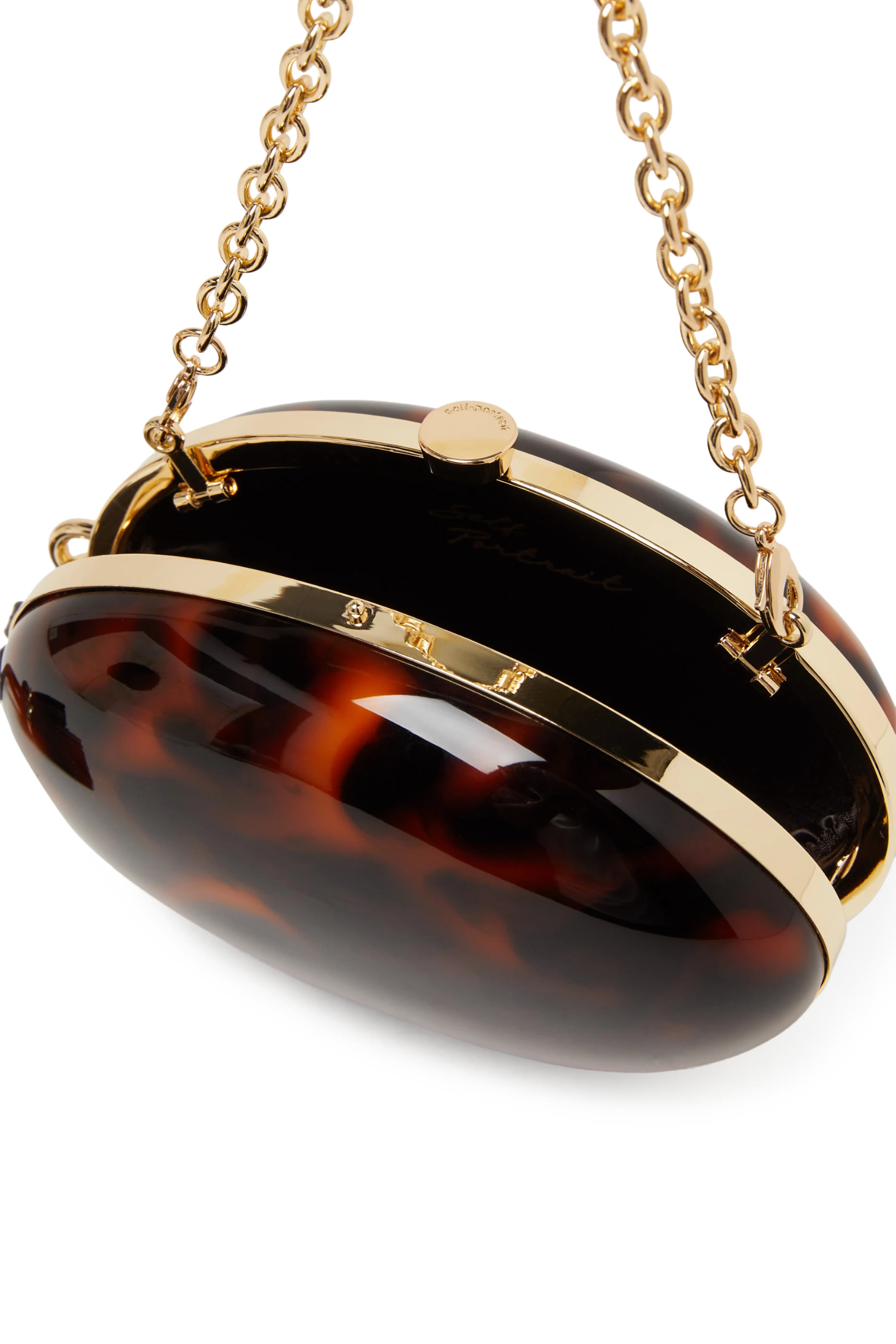 Resin Oval Clutch 