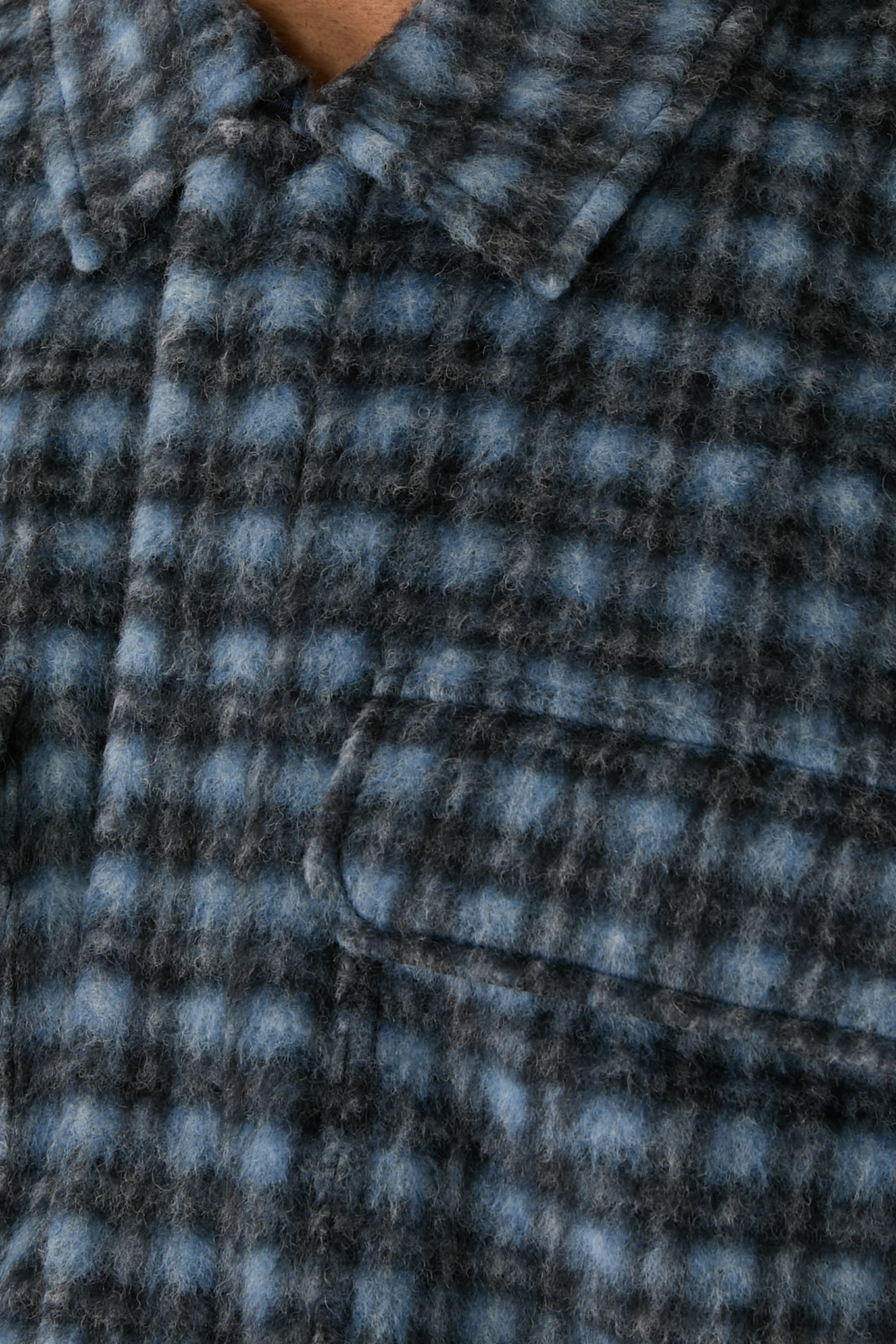 Caleb Brushed Plaid Shirt Jacket 