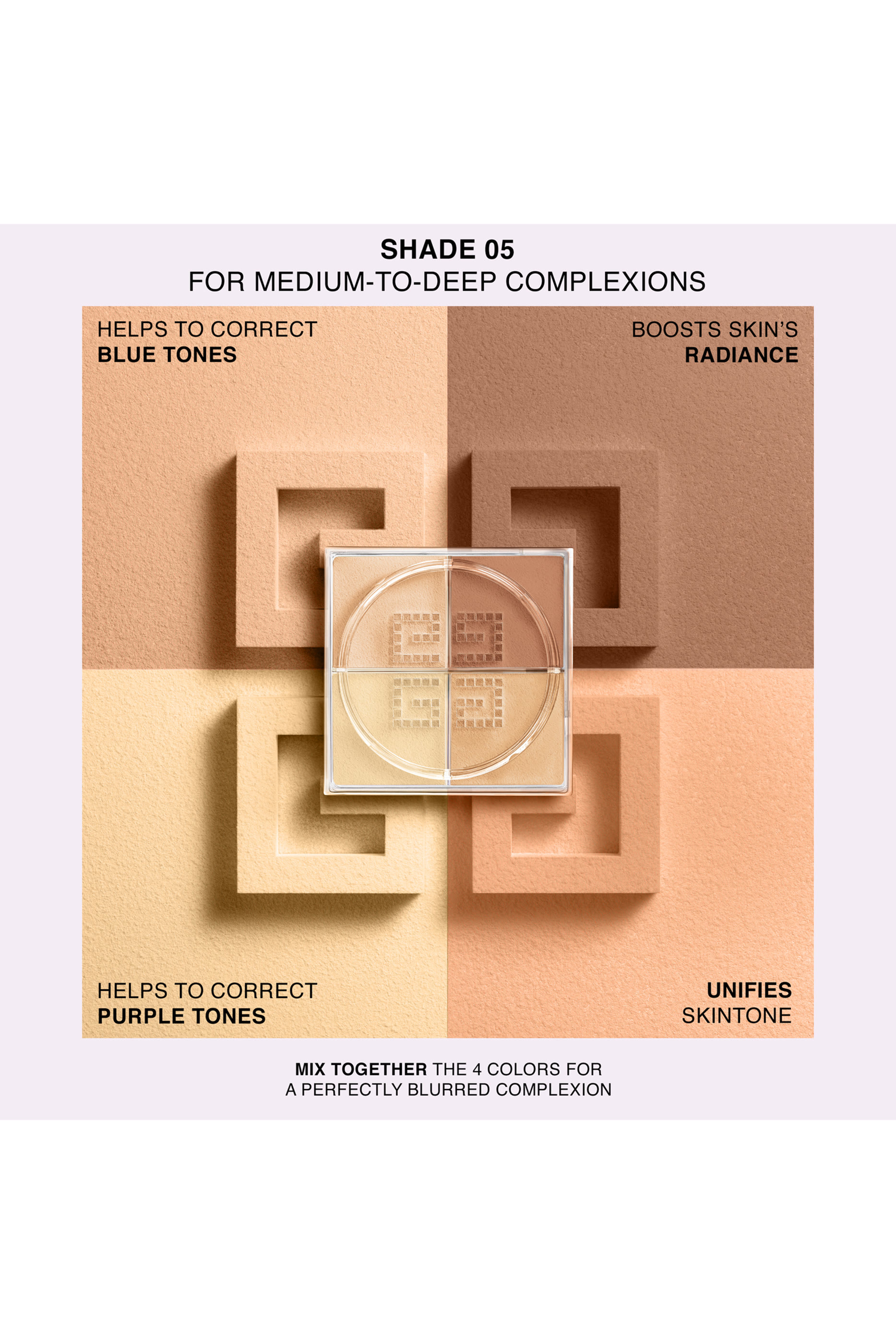 Prisme Libre Loose Powder, 4-color Loose Setting and Finishing Powder 