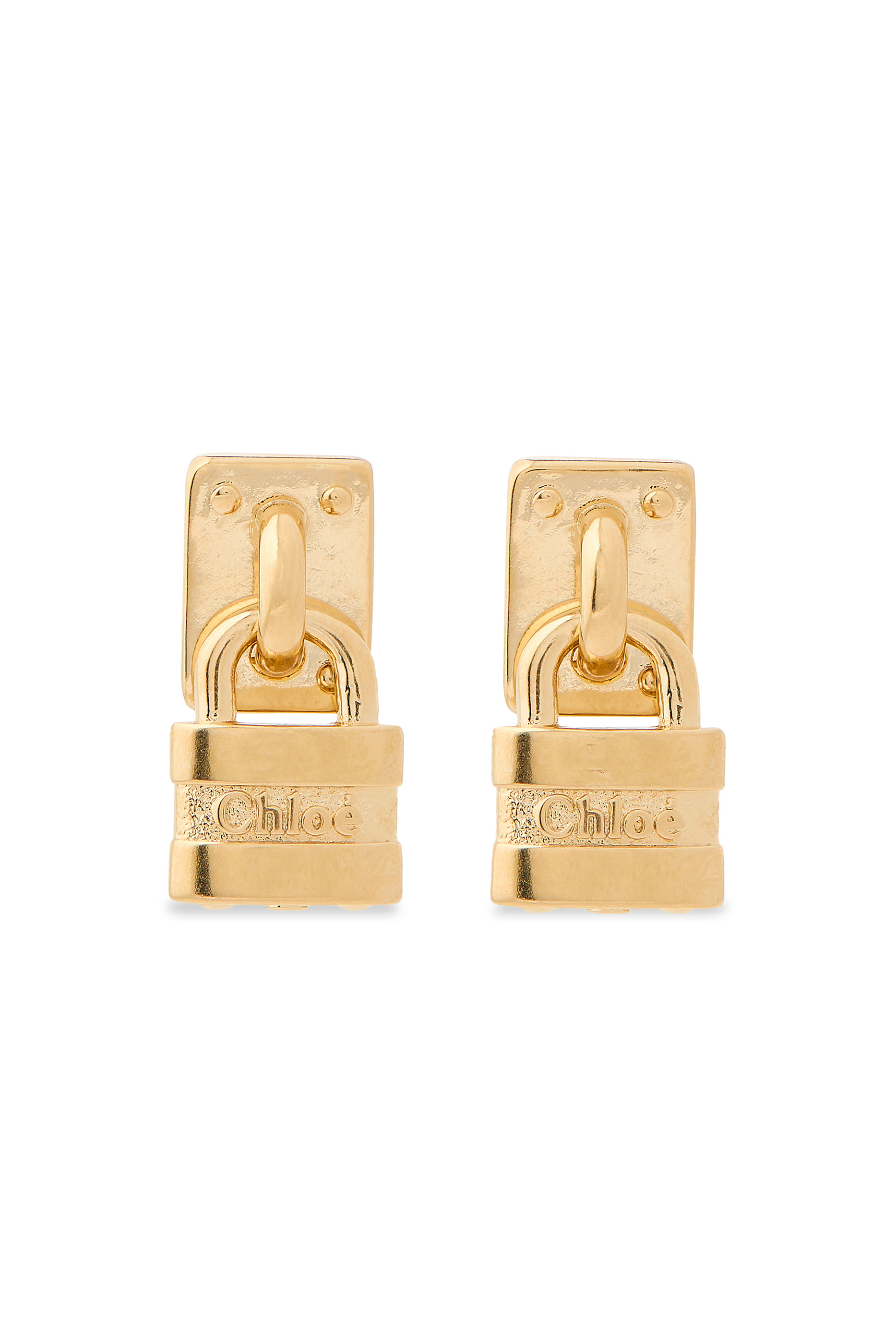 Nini Paddington Padlock-Detail Earrings