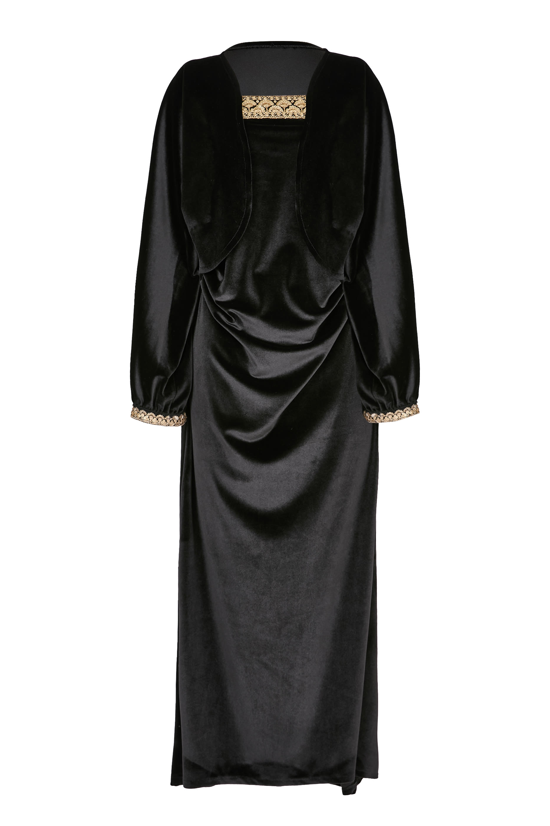 Velvet Blossom Strapless Dress and Jacket 