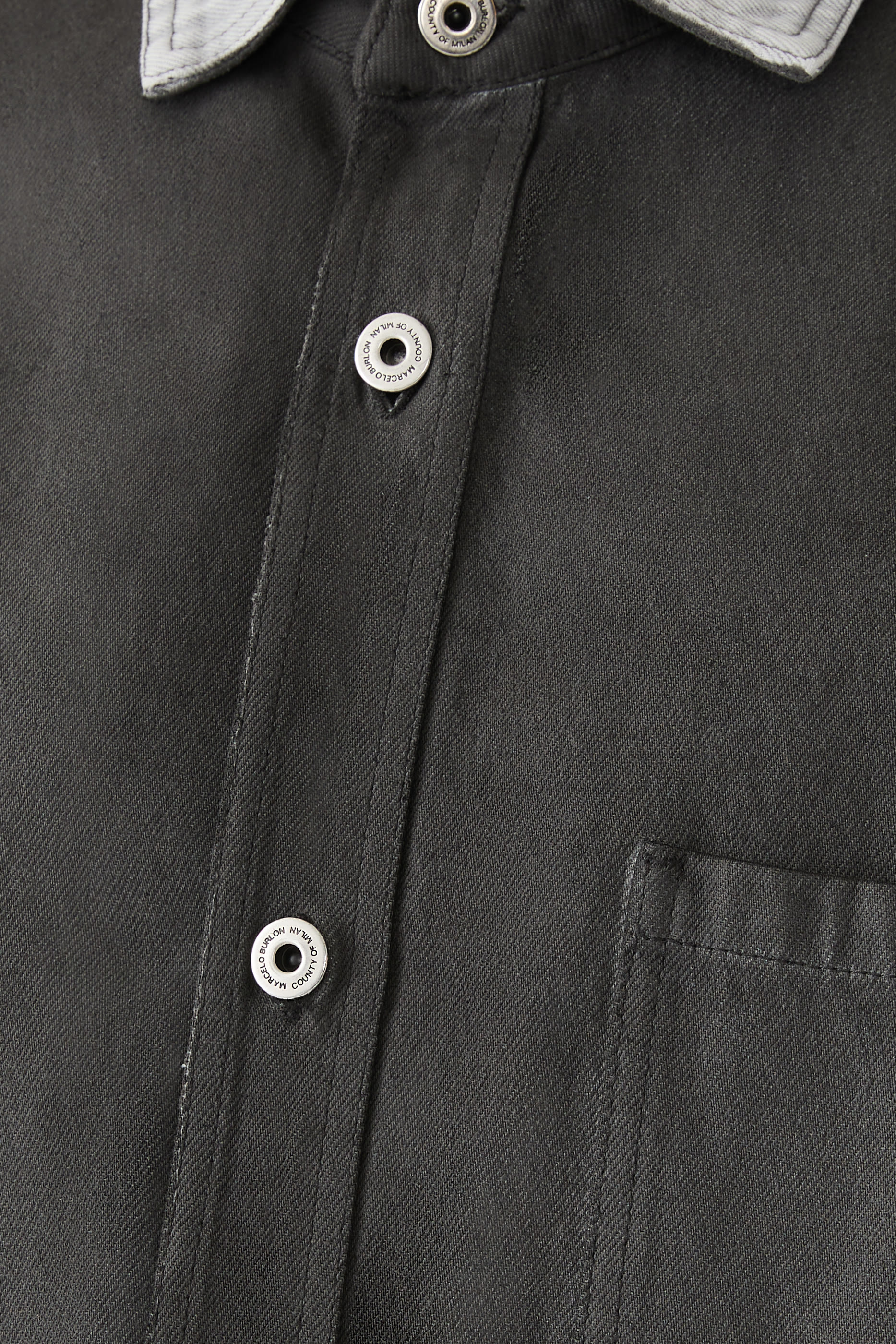  Gradient Denim Overshirt